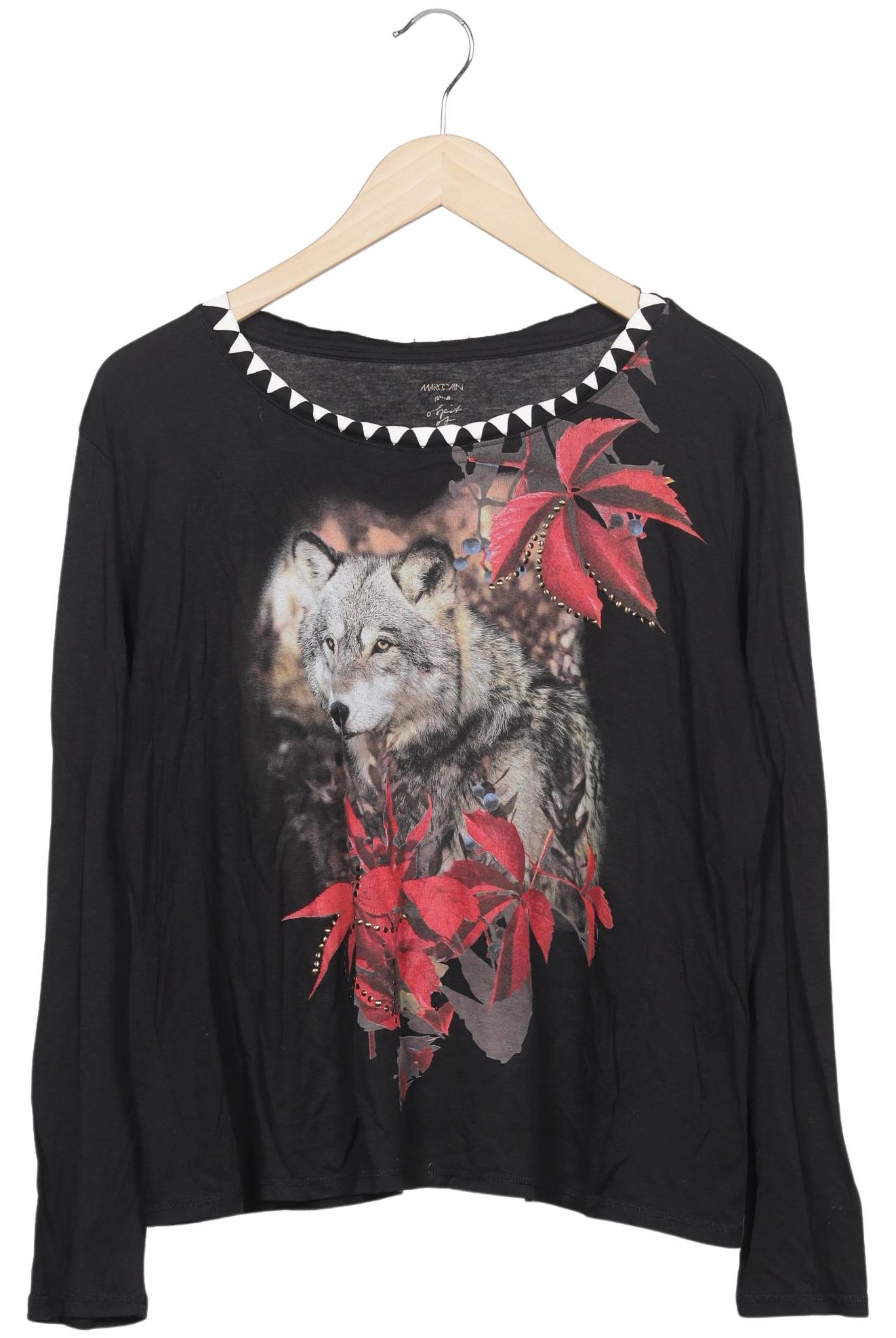 

Marc Cain Damen Langarmshirt, schwarz, Gr. 44