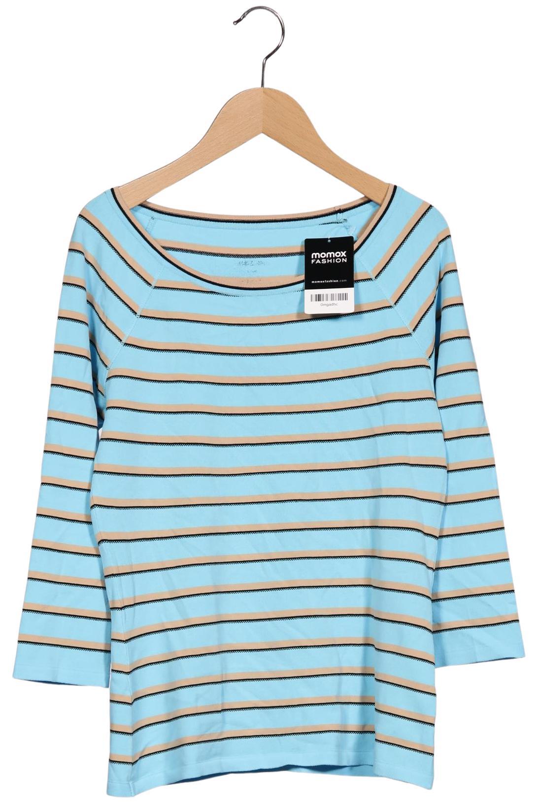 

Marc Cain Damen Langarmshirt, blau, Gr. 36