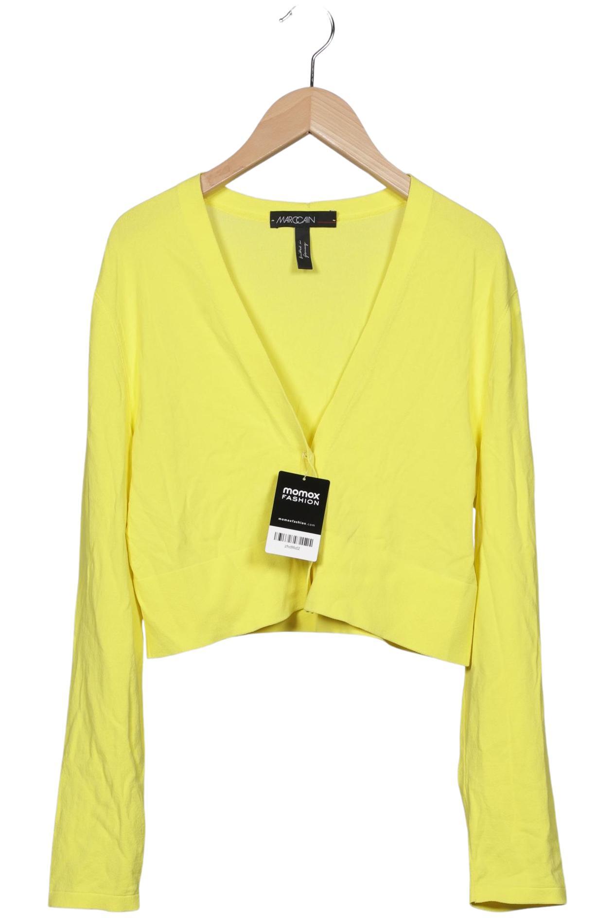

Marc Cain Damen Strickjacke, gelb, Gr. 40