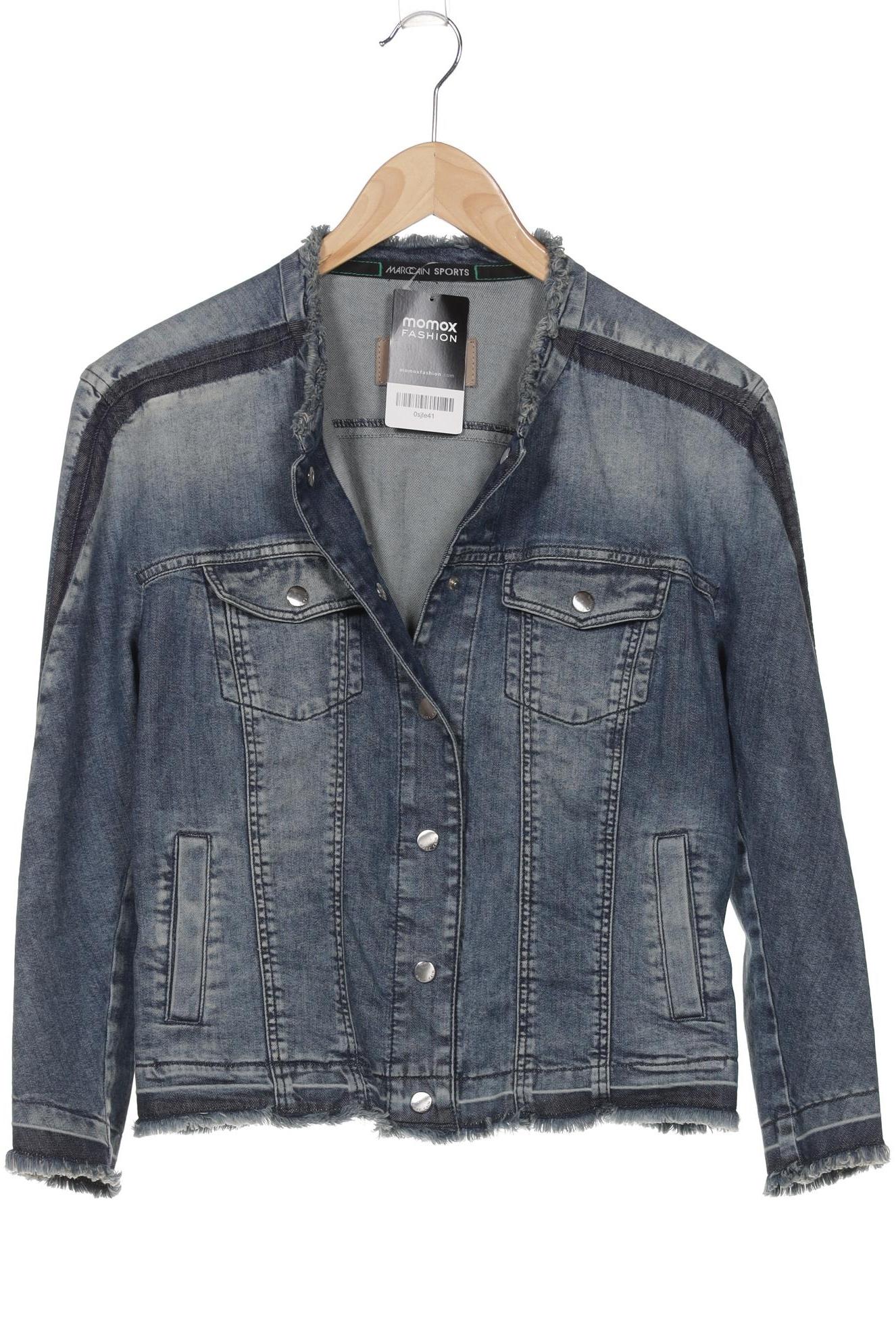 

Marc Cain Damen Jacke, blau, Gr. 38