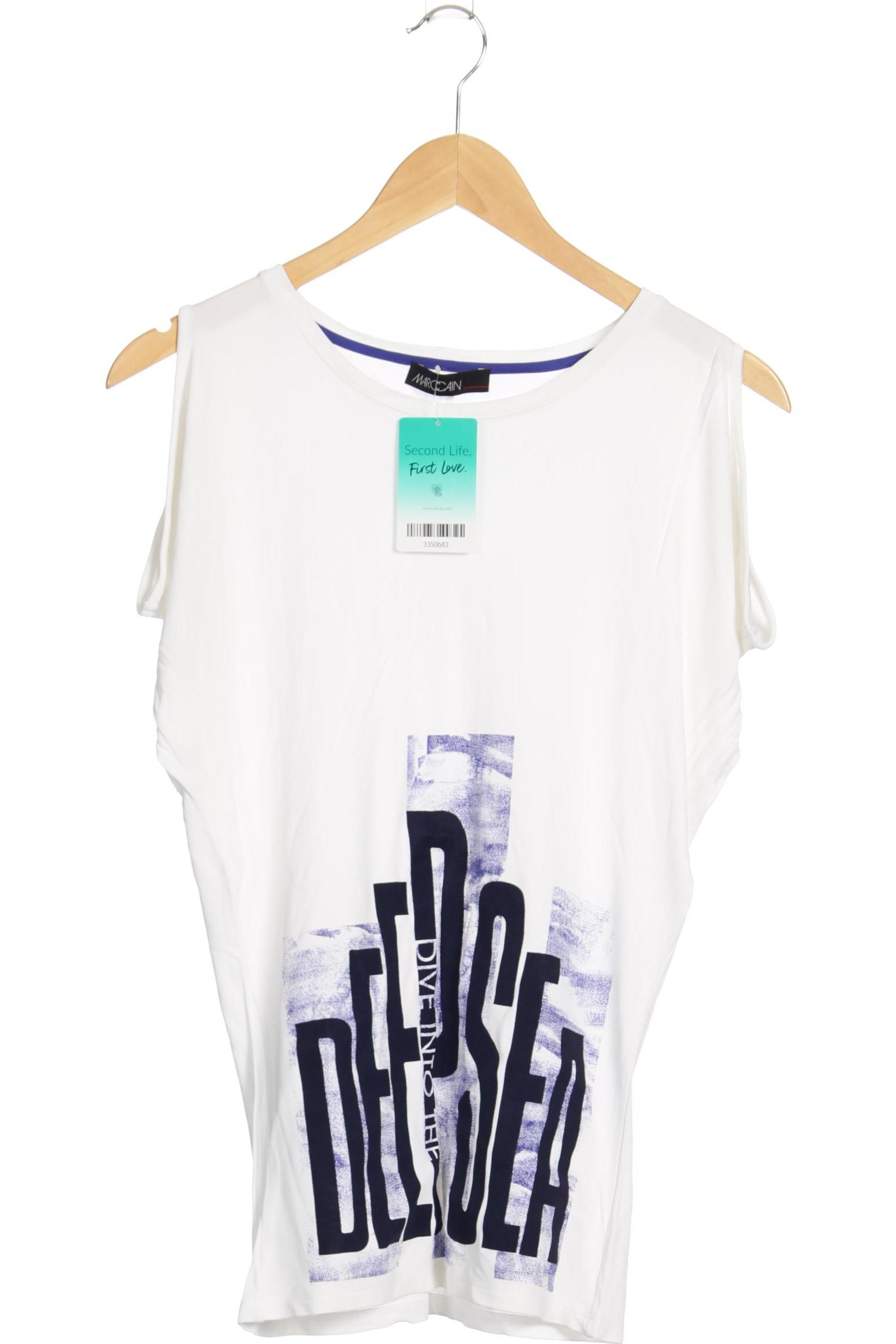 

Marc Cain Damen T-Shirt, weiß, Gr. 38