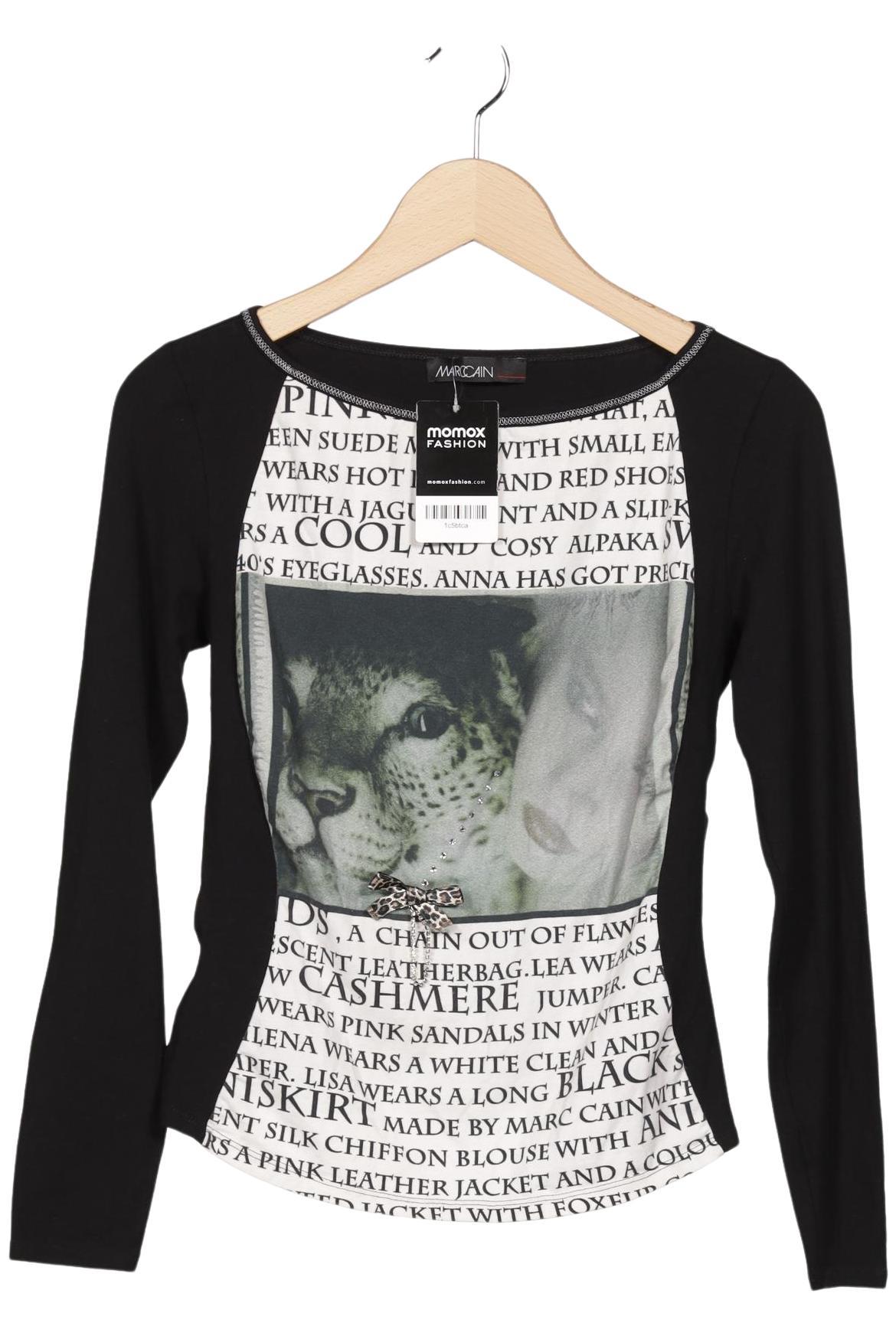 

Marc Cain Damen Langarmshirt, schwarz, Gr. 38