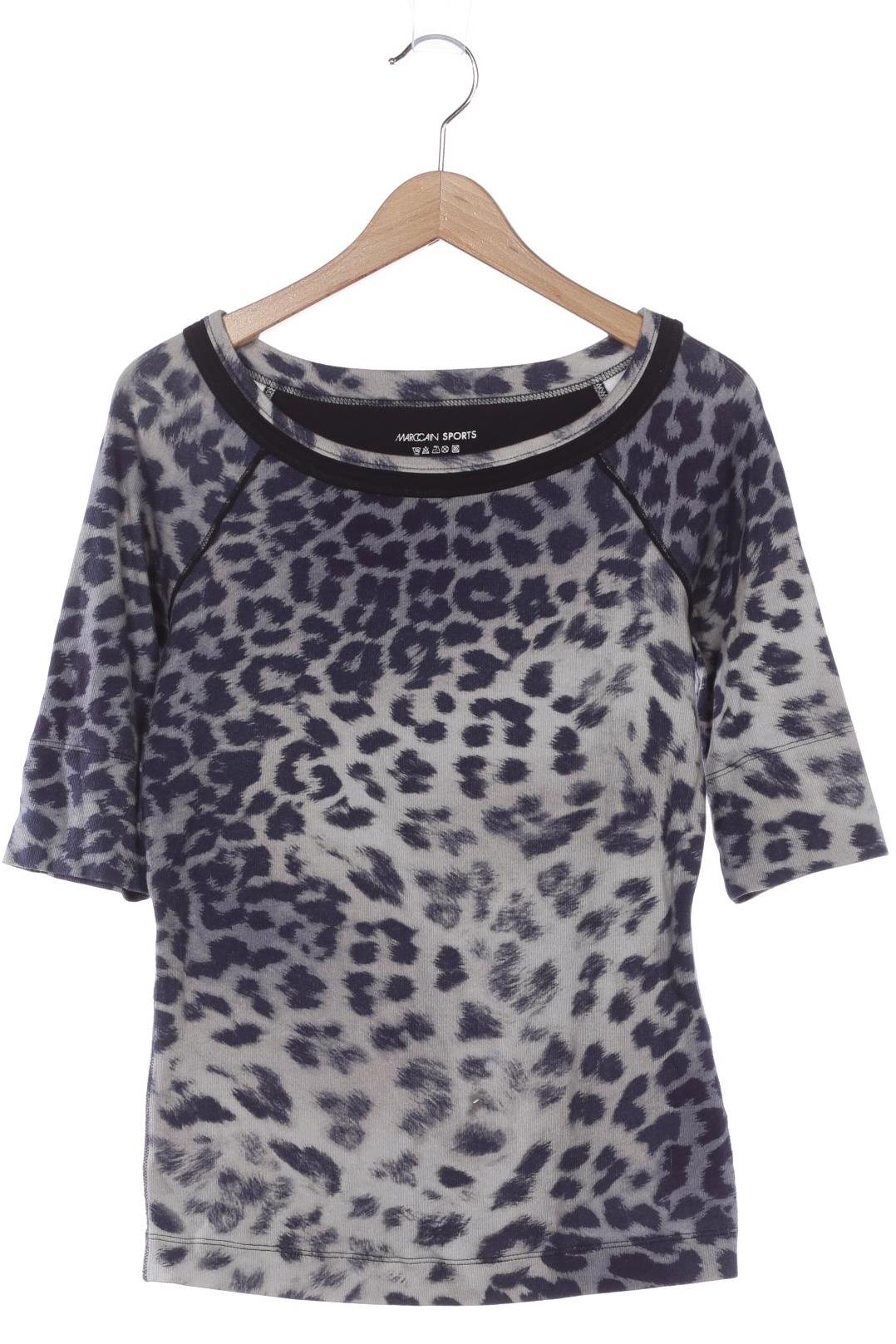 

Marc Cain Damen Langarmshirt, blau, Gr. 38