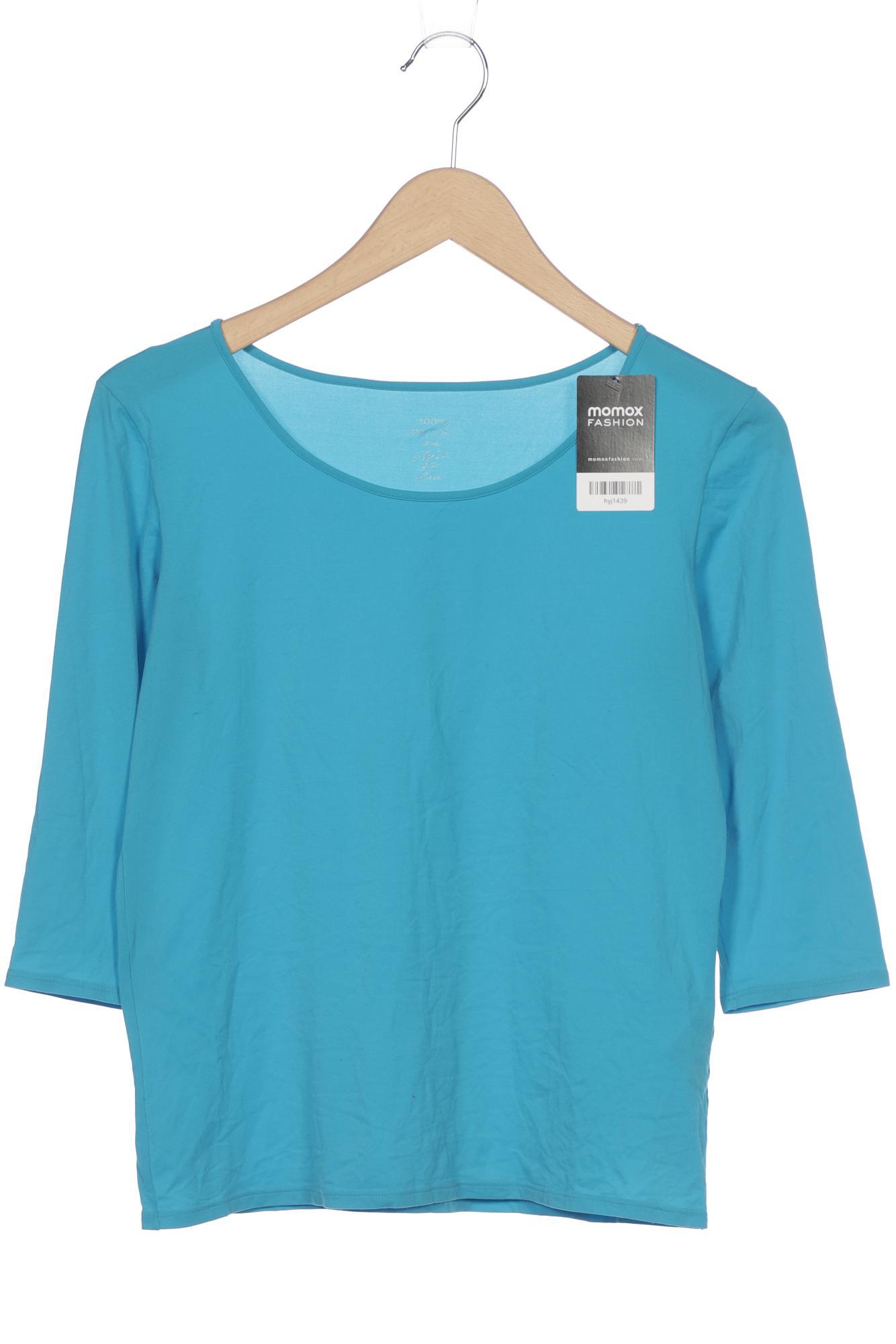 

Marc Cain Damen Langarmshirt, blau, Gr. 42