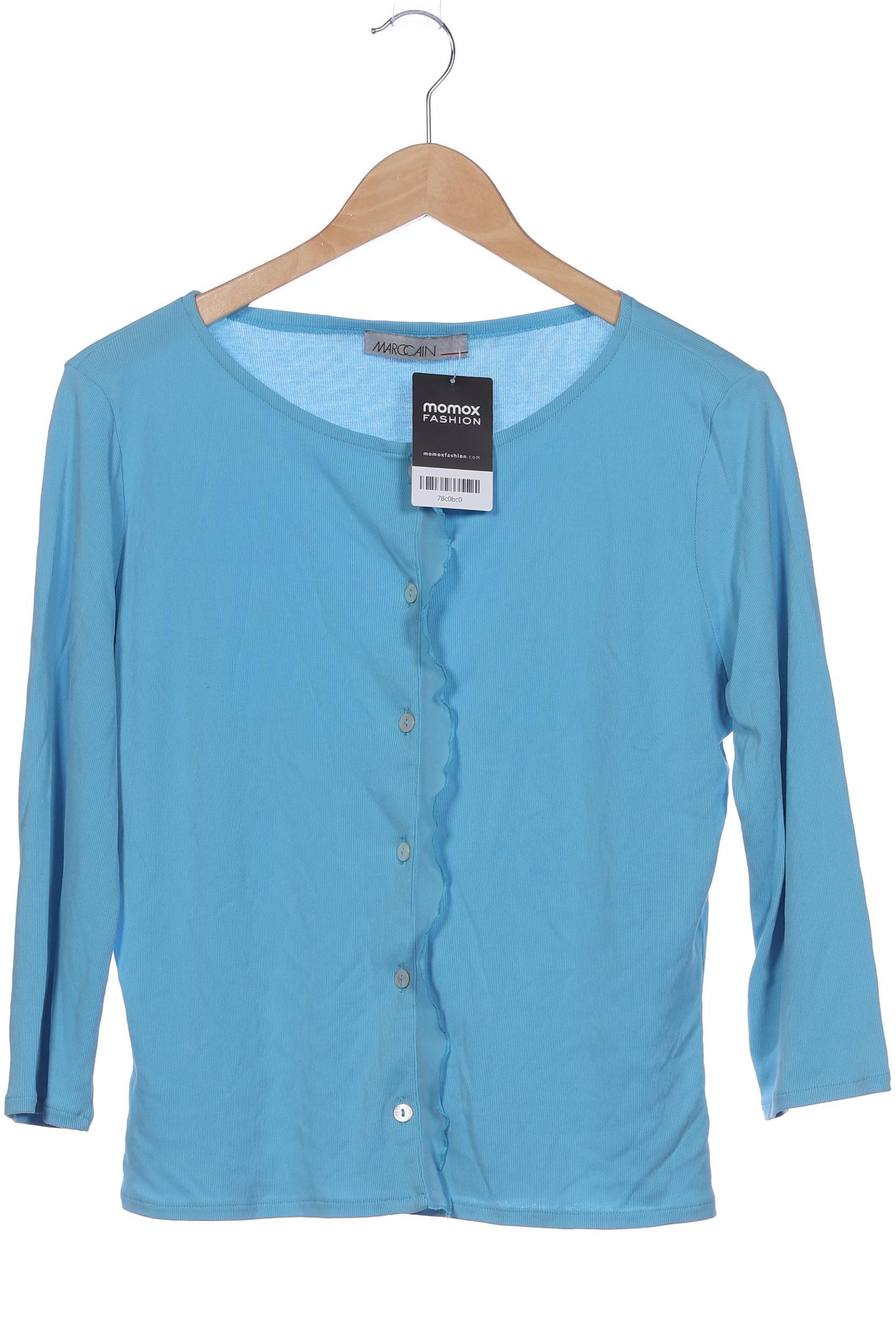 

Marc Cain Damen Strickjacke, blau, Gr. 40