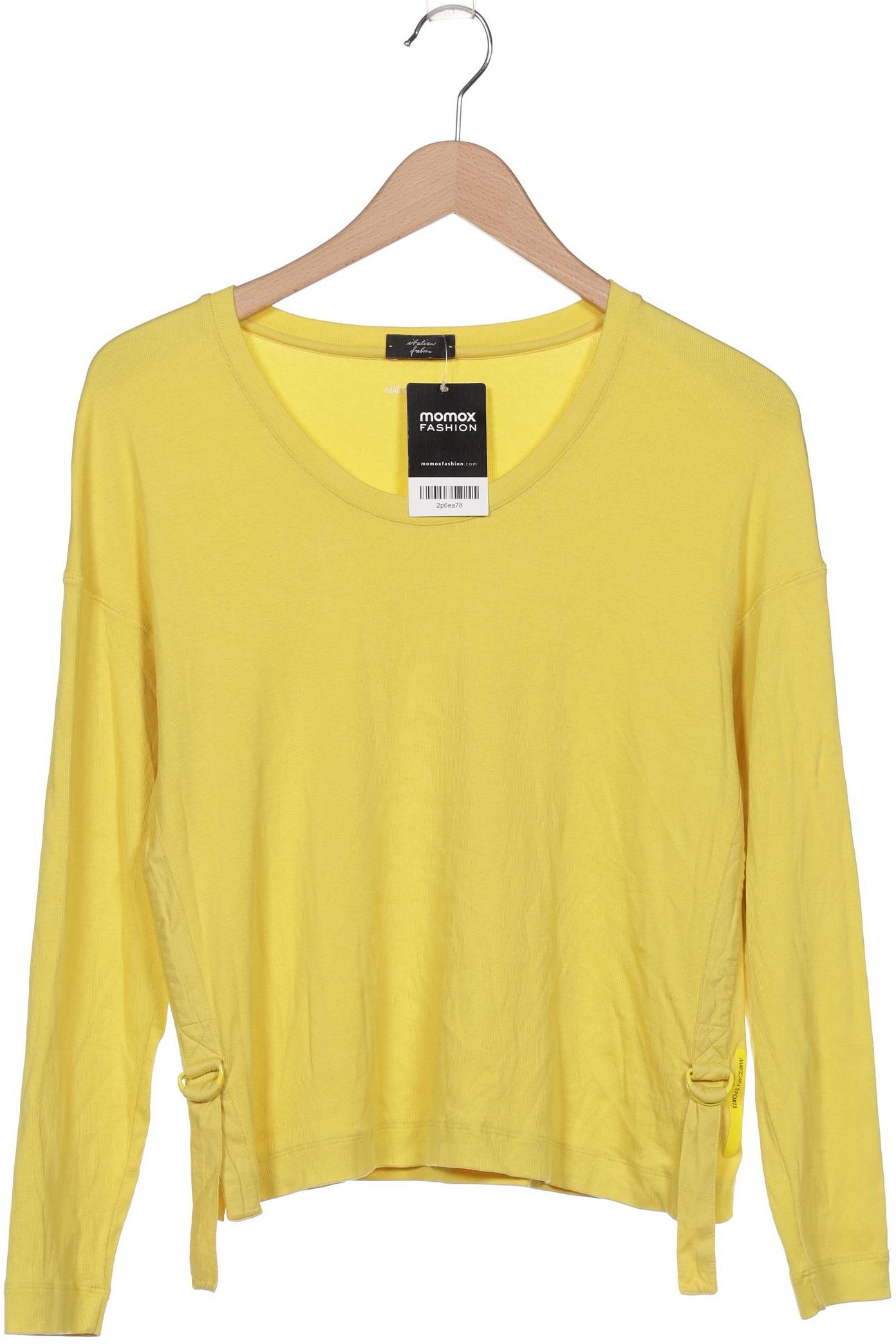 

Marc Cain Damen Langarmshirt, gelb, Gr. 38
