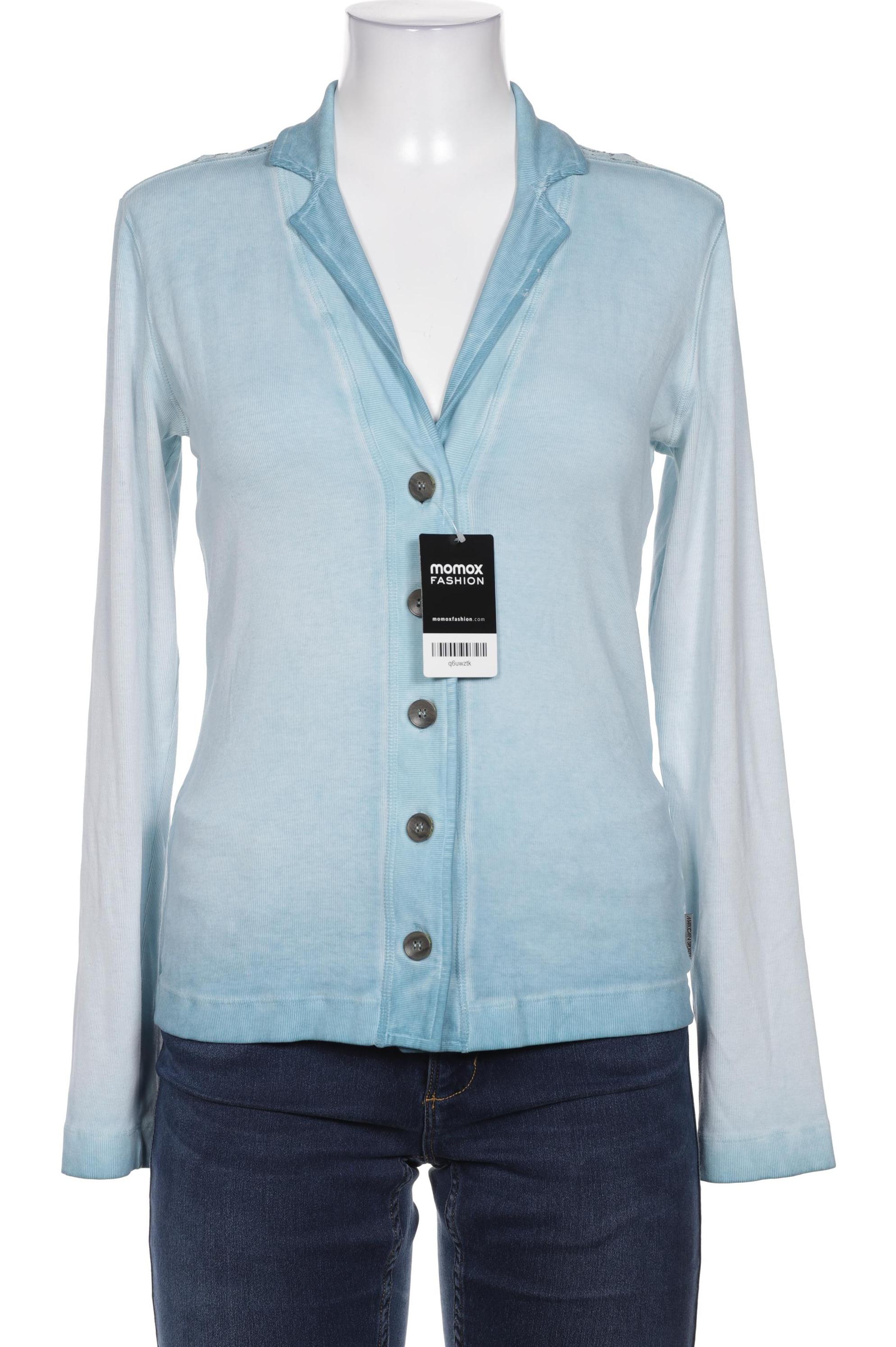 

Marc Cain Damen Strickjacke, hellblau, Gr. 40