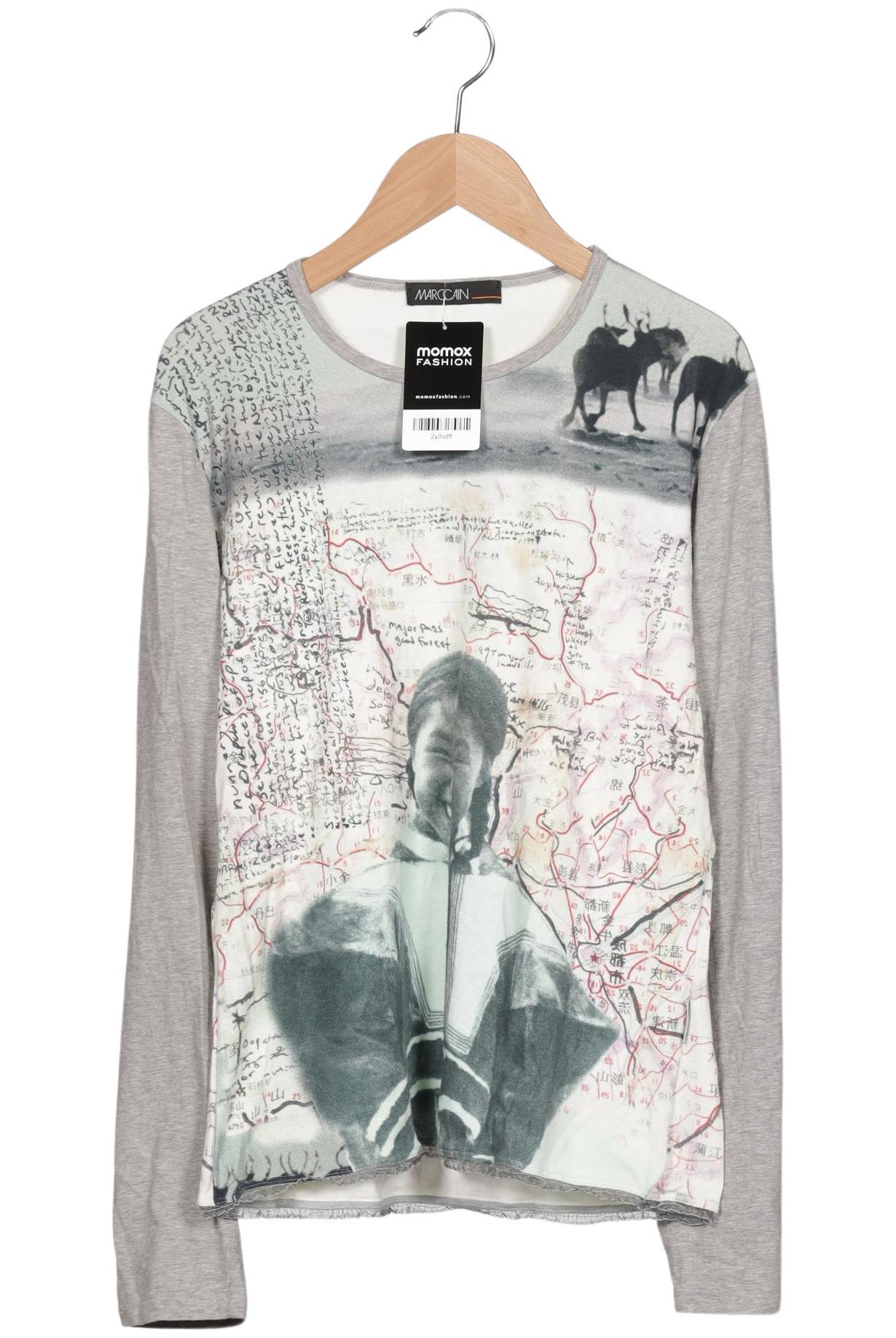 

Marc Cain Damen Langarmshirt, grau, Gr. 40