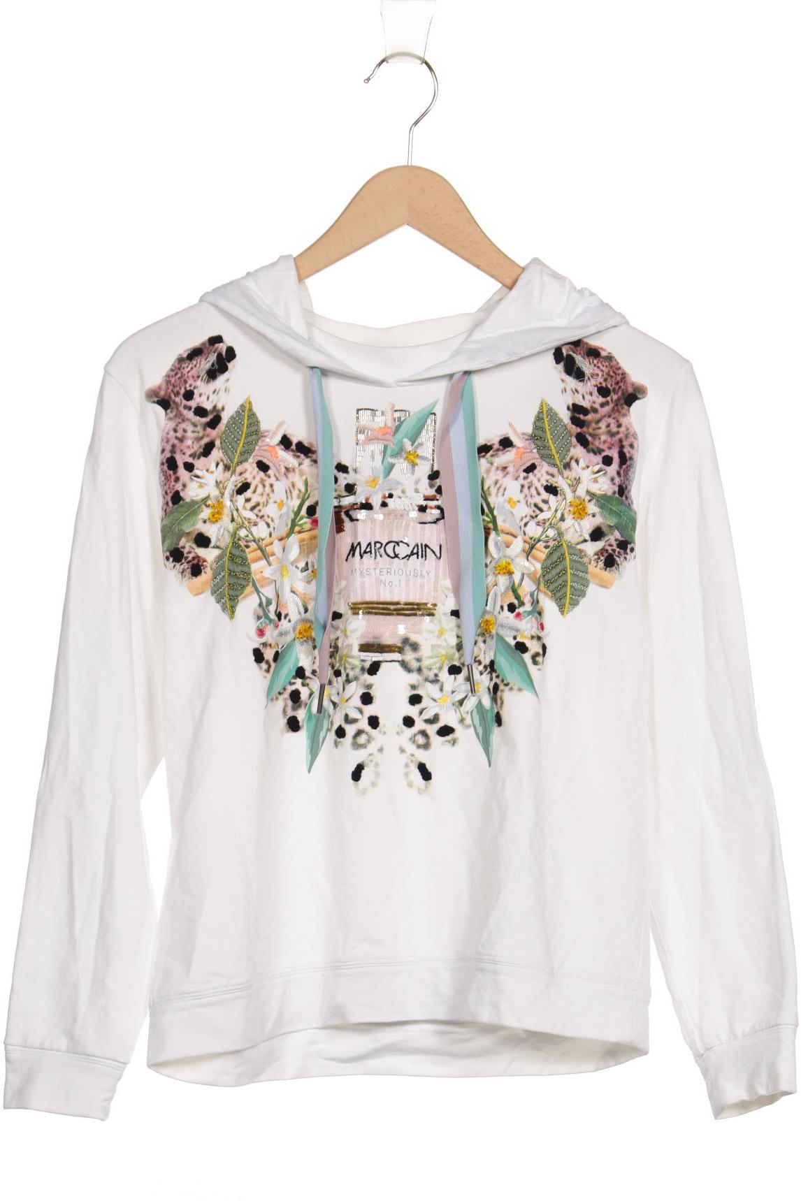 

Marc Cain Damen Kapuzenpullover, weiß, Gr. 38