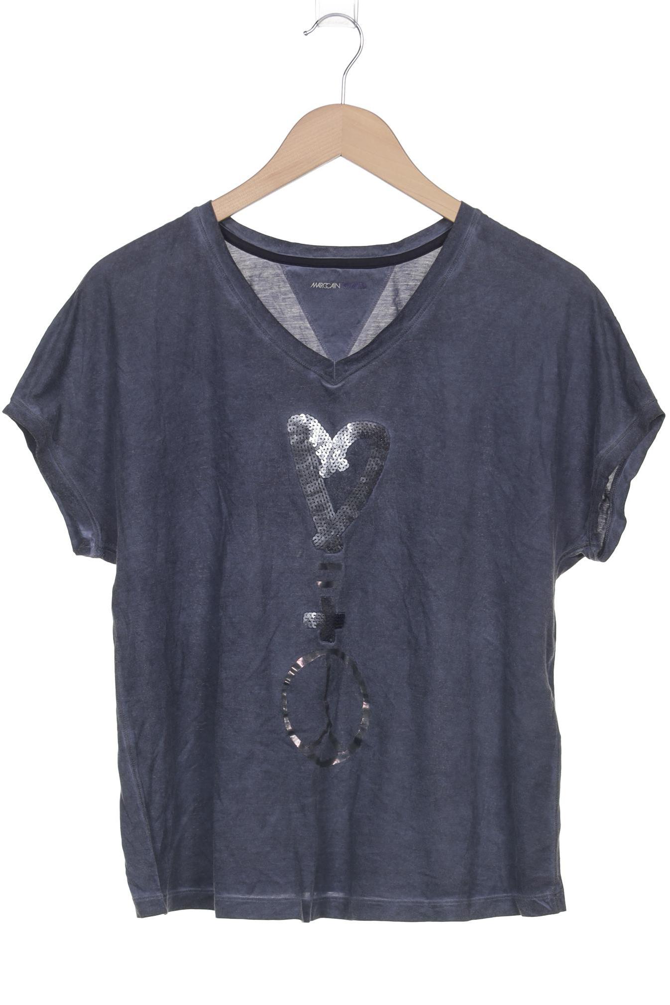 

Marc Cain Damen T-Shirt, blau, Gr. 44