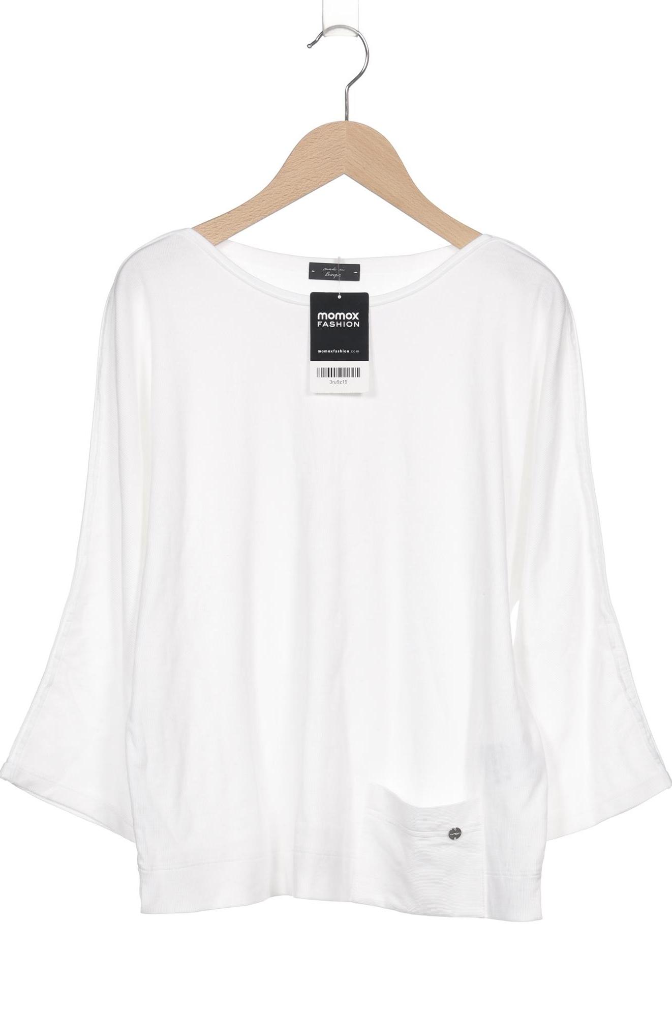 

Marc Cain Damen Langarmshirt, weiß, Gr. 38