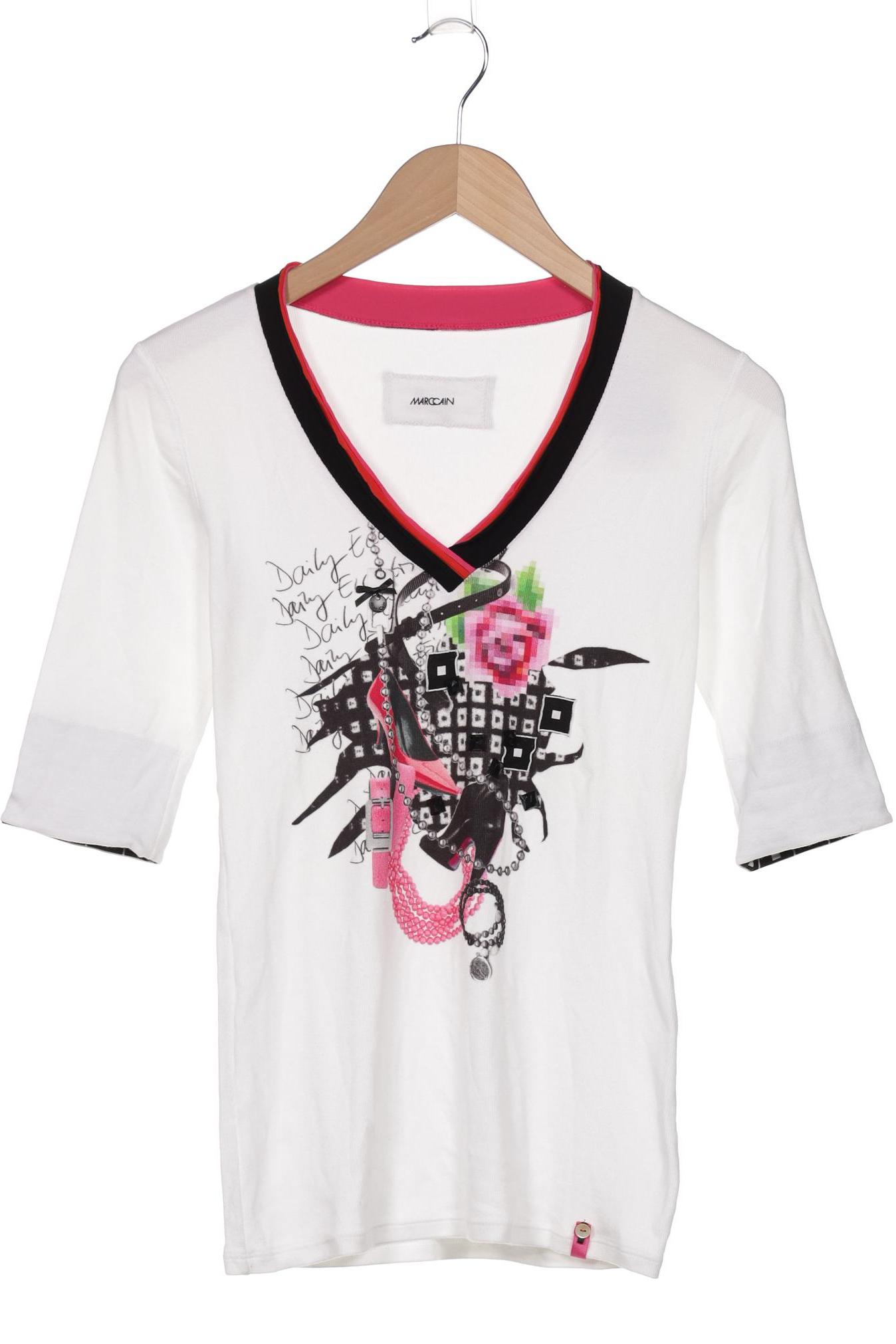

Marc Cain Damen T-Shirt, weiß, Gr. 36