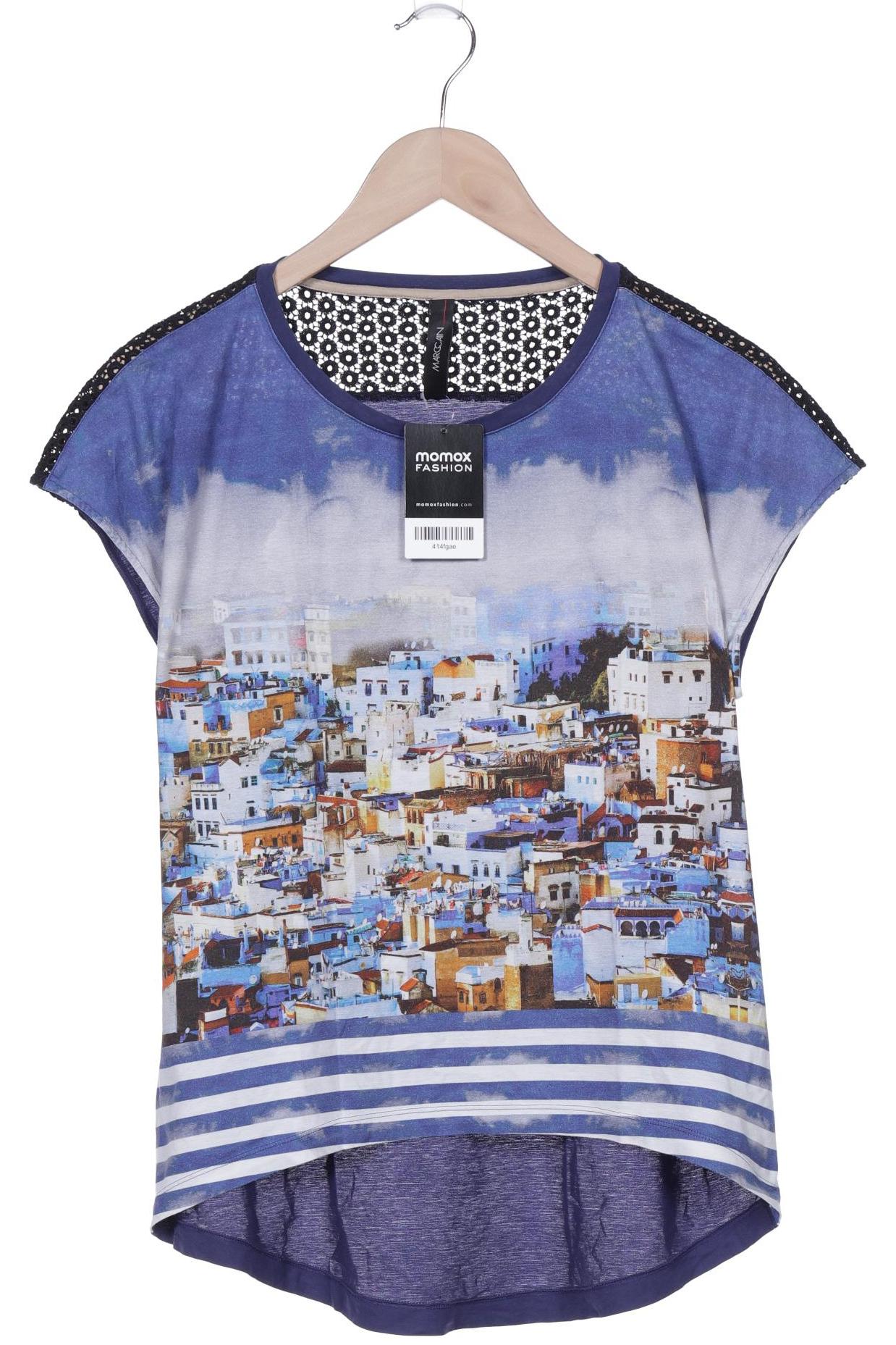 

Marc Cain Damen T-Shirt, blau, Gr. 38