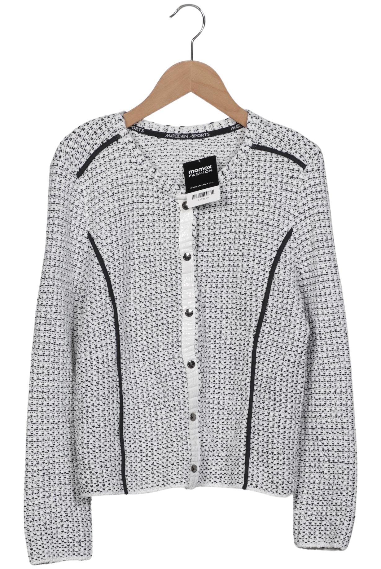 

Marc Cain Damen Strickjacke, weiß, Gr. 38