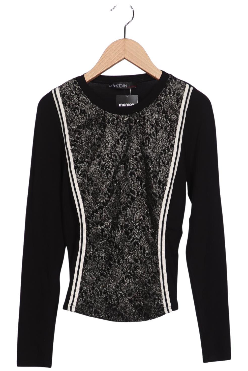 

Marc Cain Damen Langarmshirt, schwarz, Gr. 36