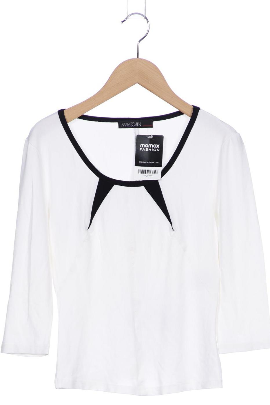 

Marc Cain Damen Langarmshirt, weiß, Gr. 36