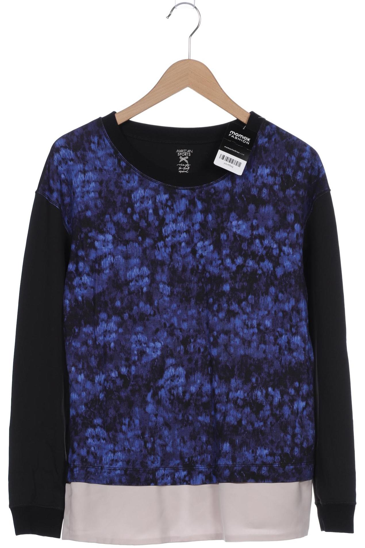 

Marc Cain Damen Langarmshirt, blau, Gr. 42