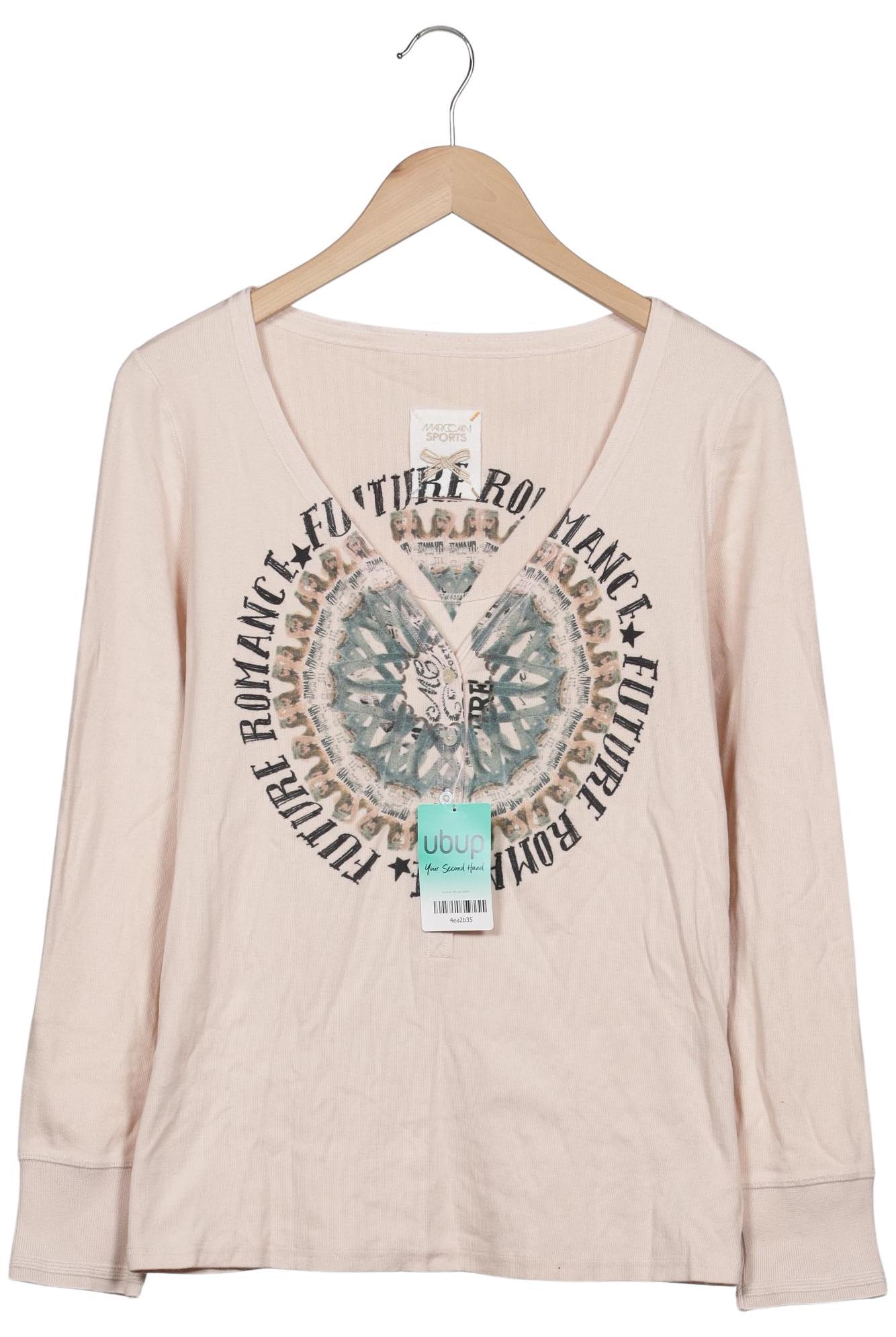 

Marc Cain Damen Langarmshirt, beige, Gr. 42