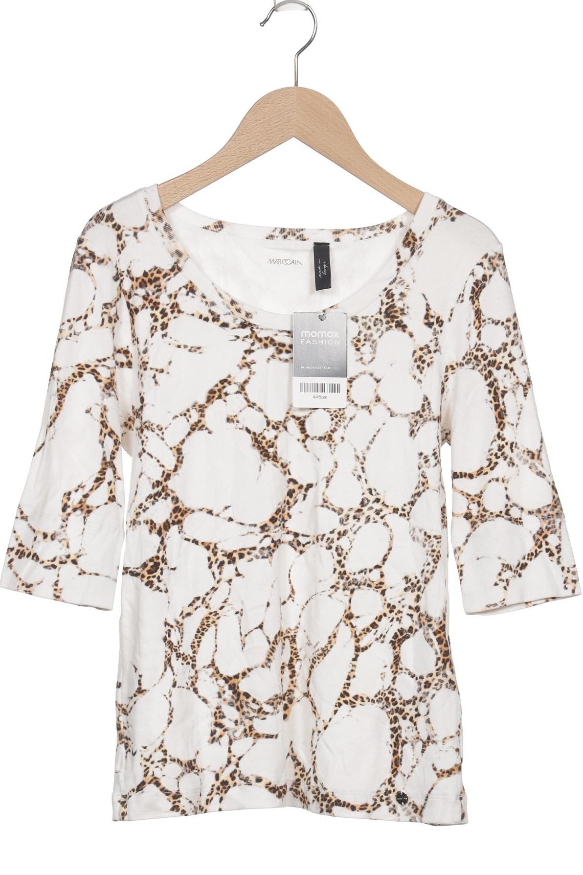 

Marc Cain Damen Langarmshirt, weiß, Gr. 36