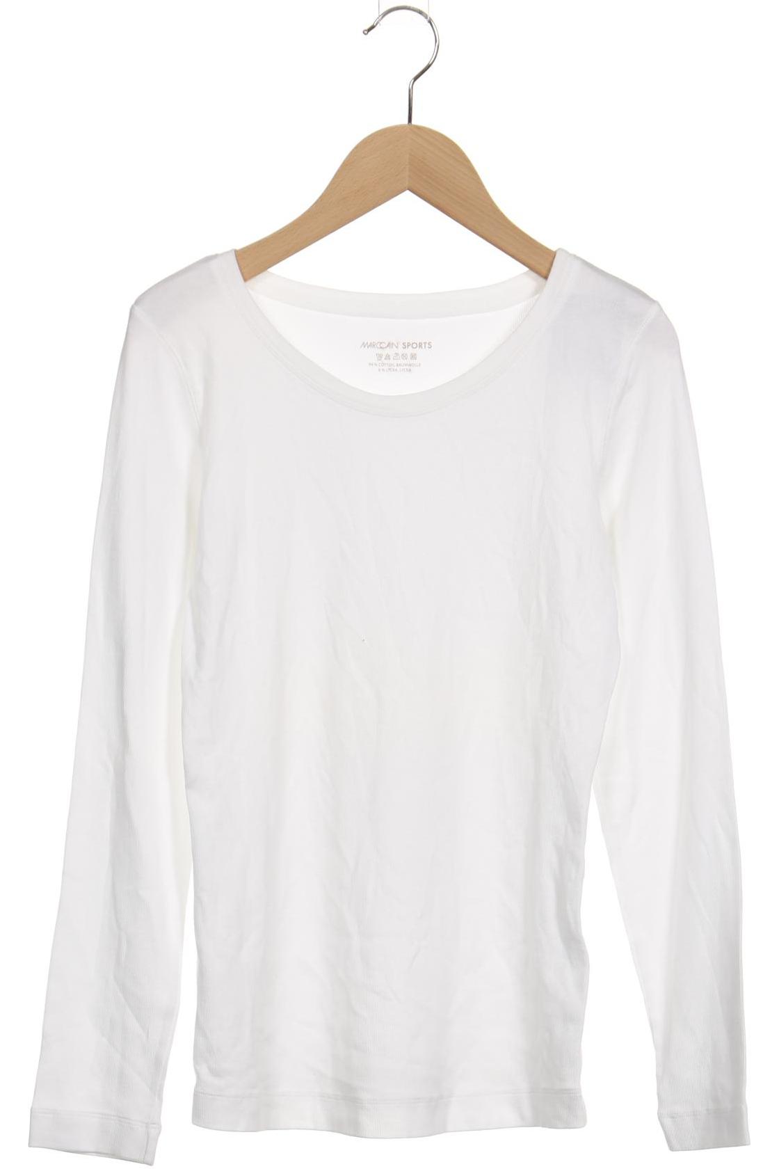 

Marc Cain Damen Langarmshirt, weiß, Gr. 38