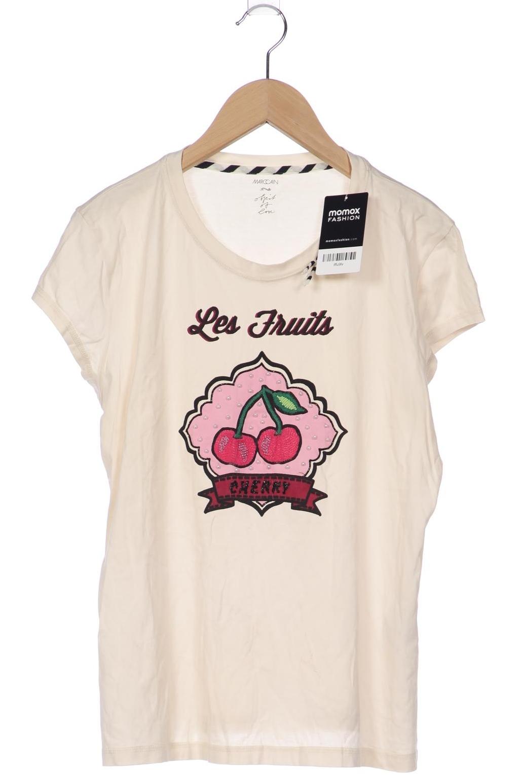 

Marc Cain Damen T-Shirt, cremeweiß, Gr. 40
