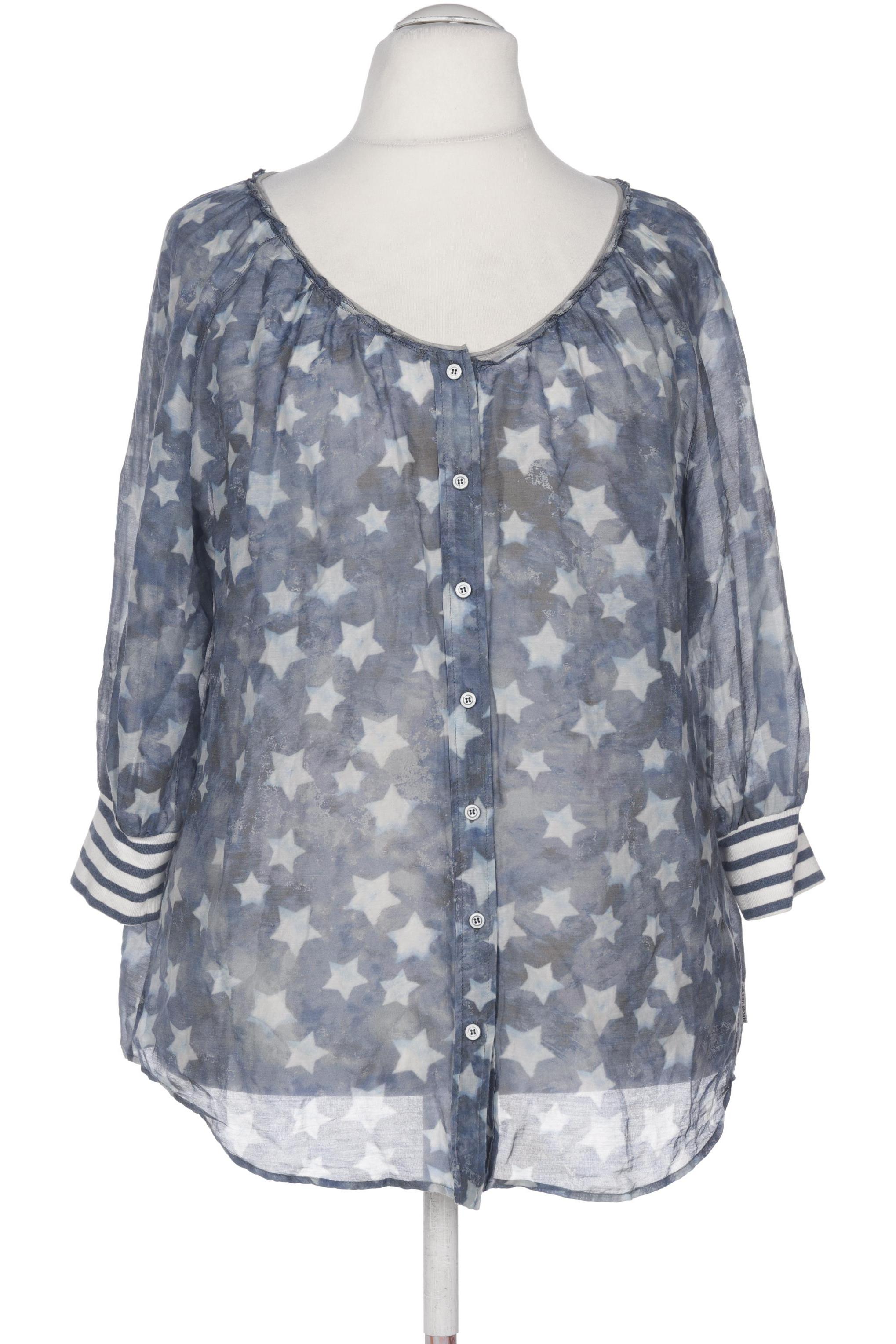 

Marc Cain Damen Bluse, blau, Gr. 52