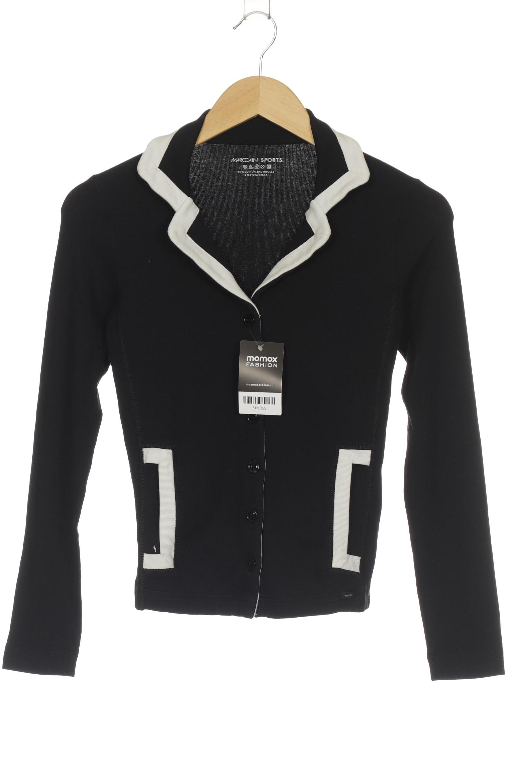 

Marc Cain Damen Strickjacke, schwarz, Gr. 36