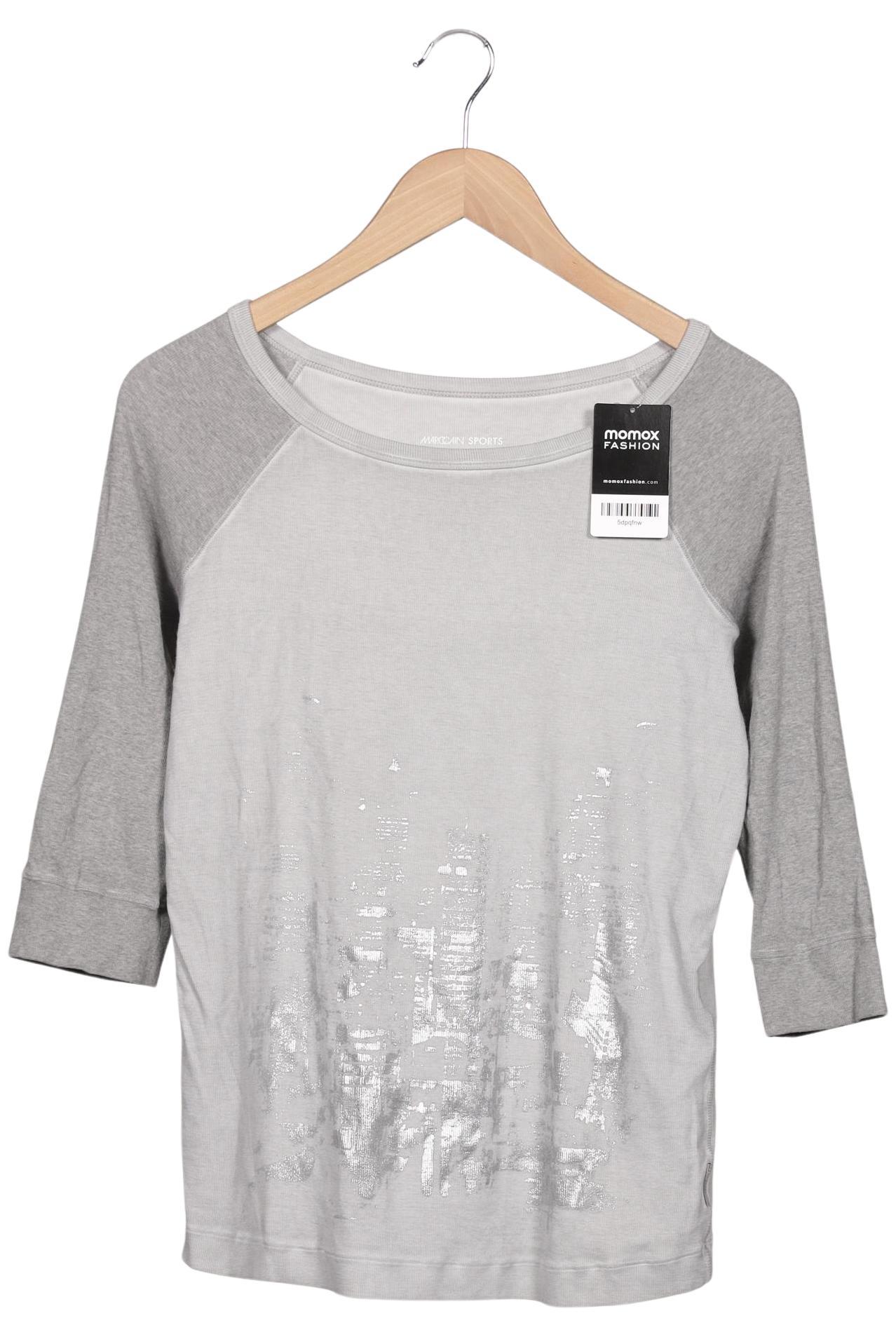 

Marc Cain Damen Langarmshirt, grau, Gr. 42