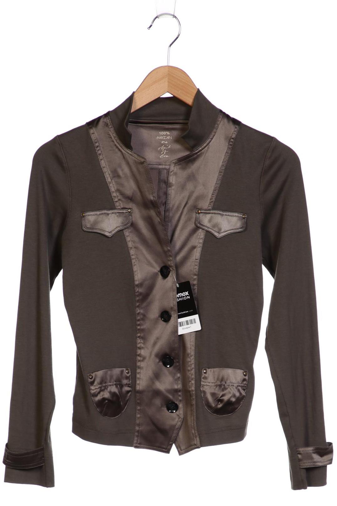 

Marc Cain Damen Strickjacke, grün, Gr. 38