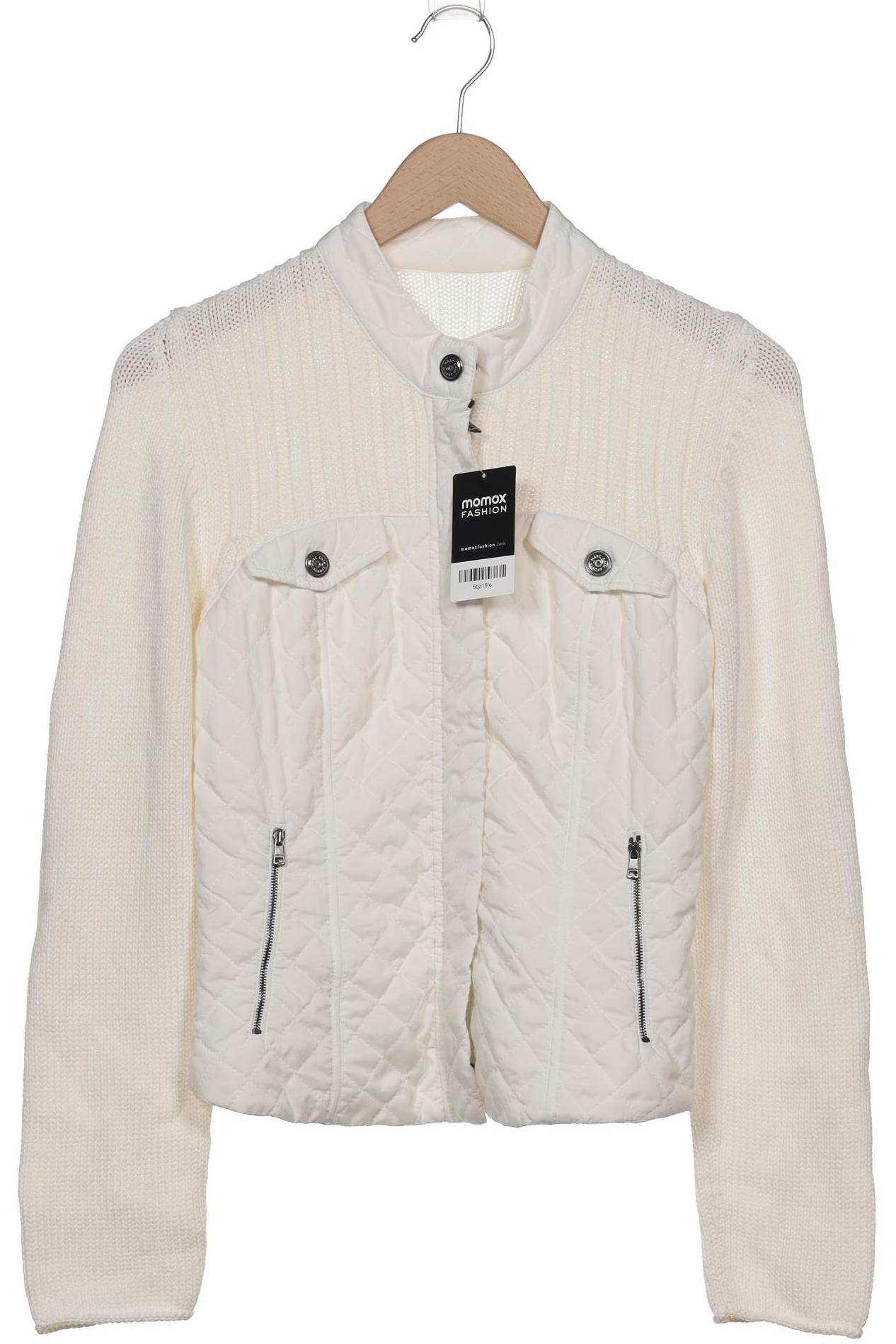 

Marc Cain Damen Strickjacke, weiß, Gr. 38