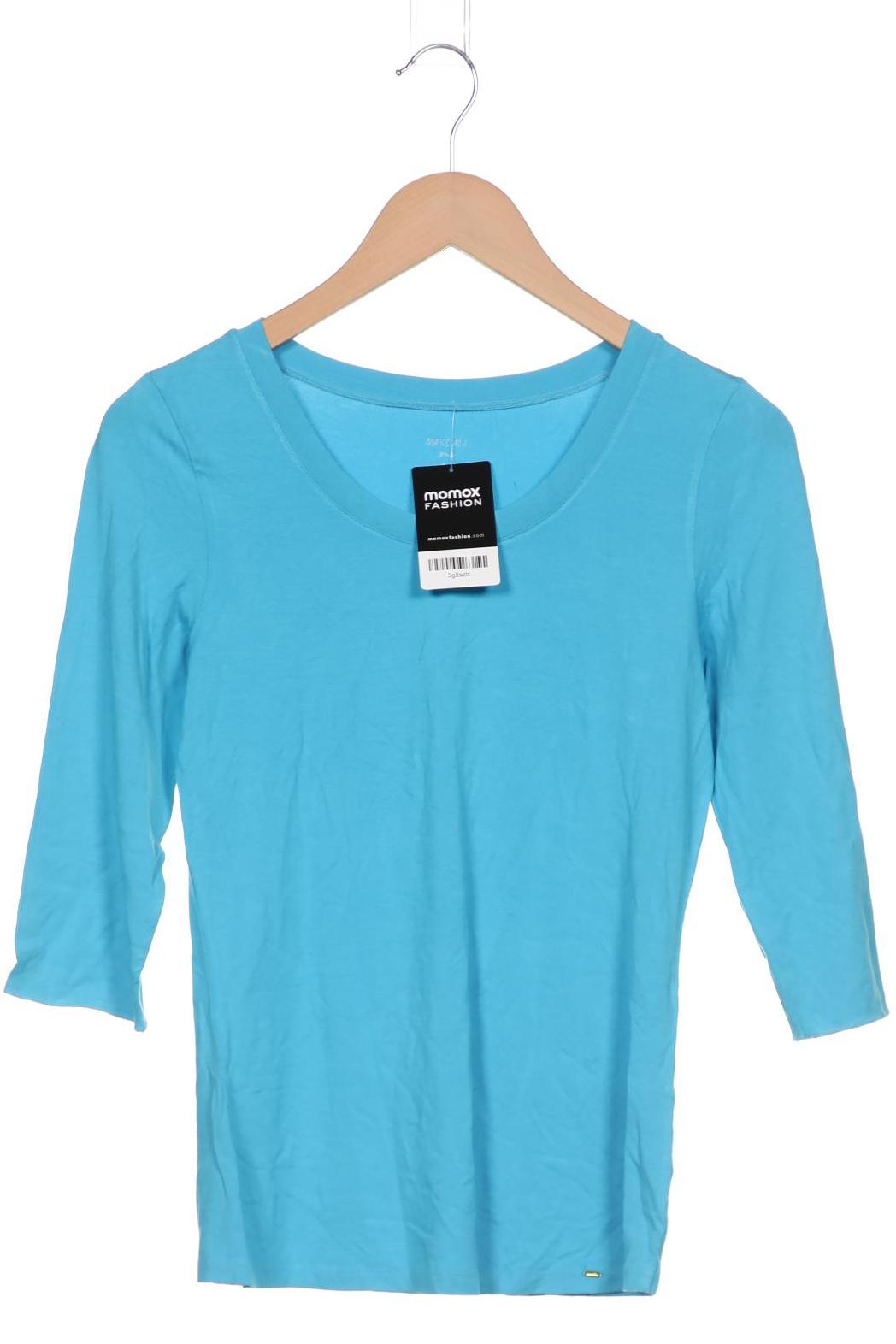 

Marc Cain Damen Langarmshirt, blau, Gr. 36