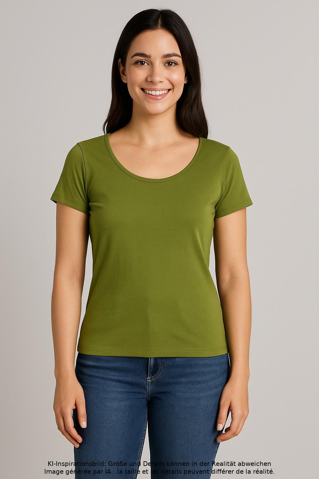 

Marc Cain Damen T-Shirt, grün, Gr. 38