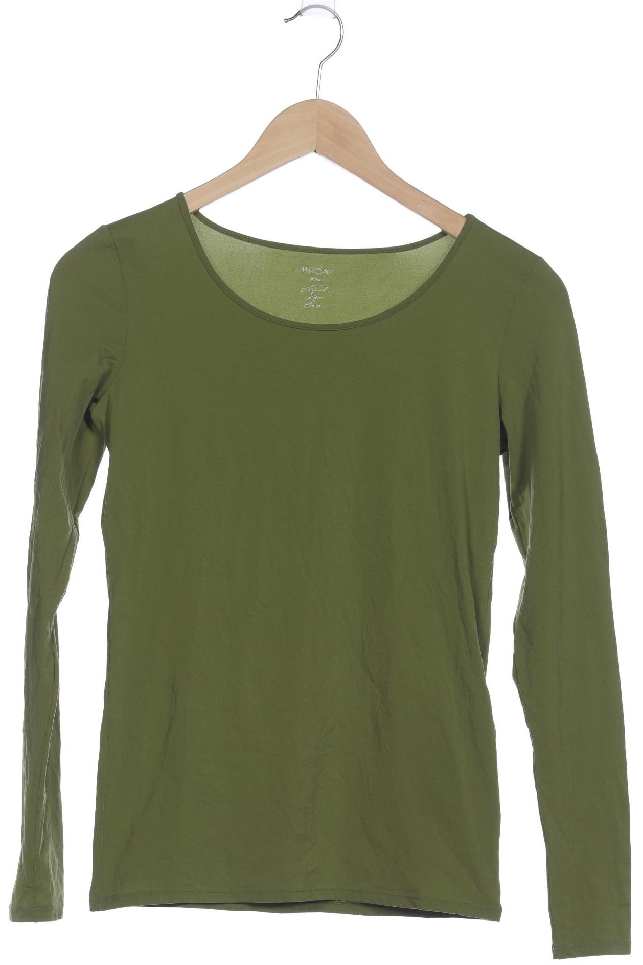 

Marc Cain Damen Langarmshirt, grün, Gr. 32
