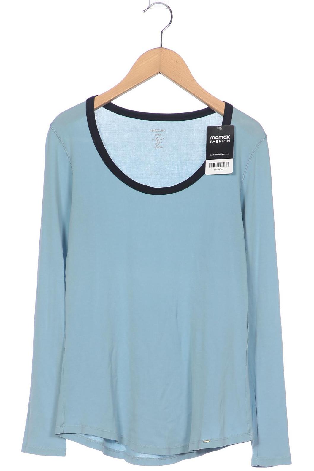 

Marc Cain Damen Langarmshirt, hellblau, Gr. 38