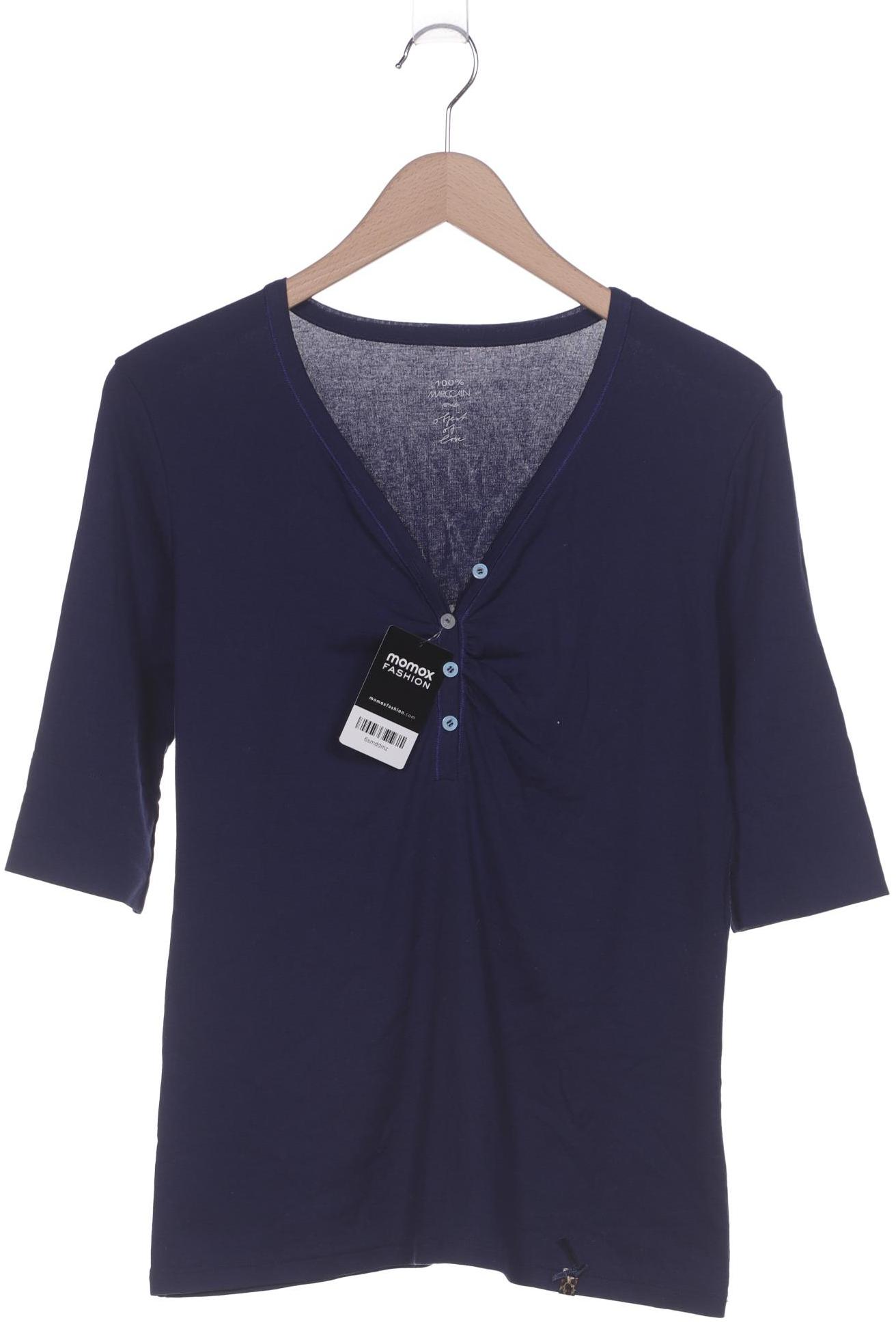 

Marc Cain Damen Langarmshirt, marineblau, Gr. 44