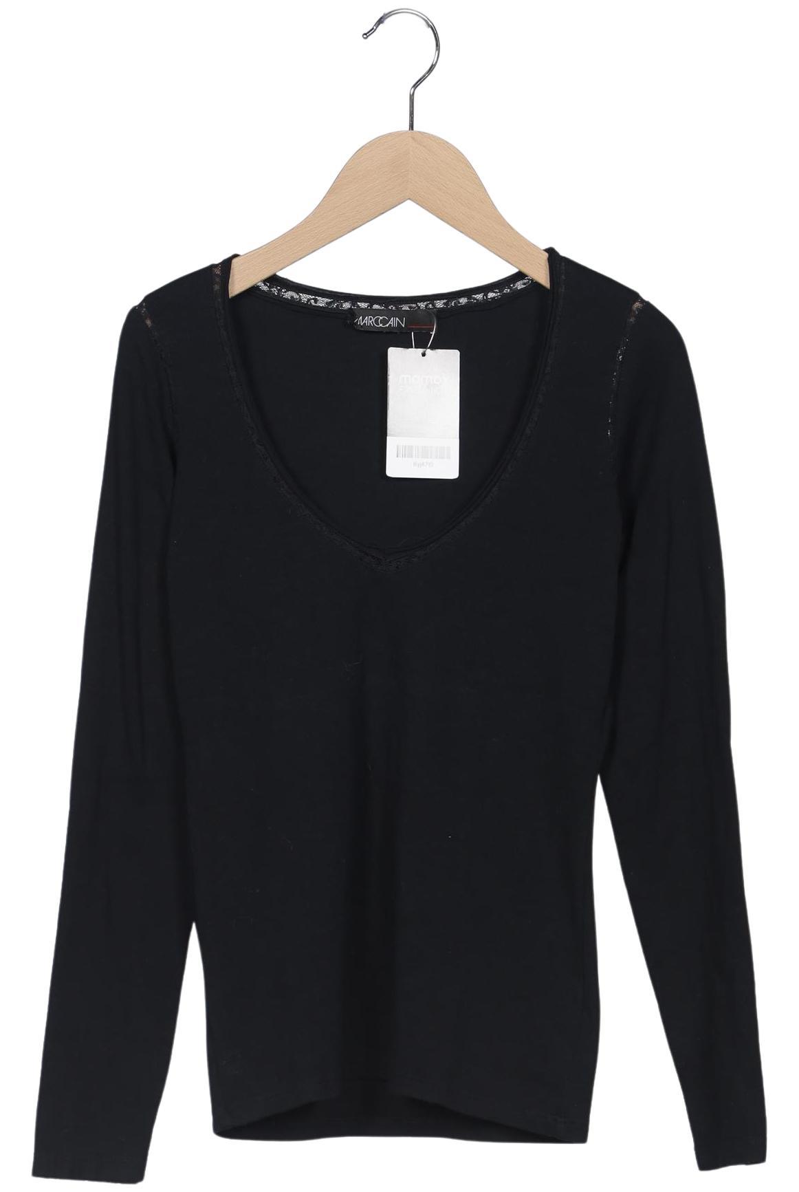 

Marc Cain Damen Langarmshirt, schwarz, Gr. 34