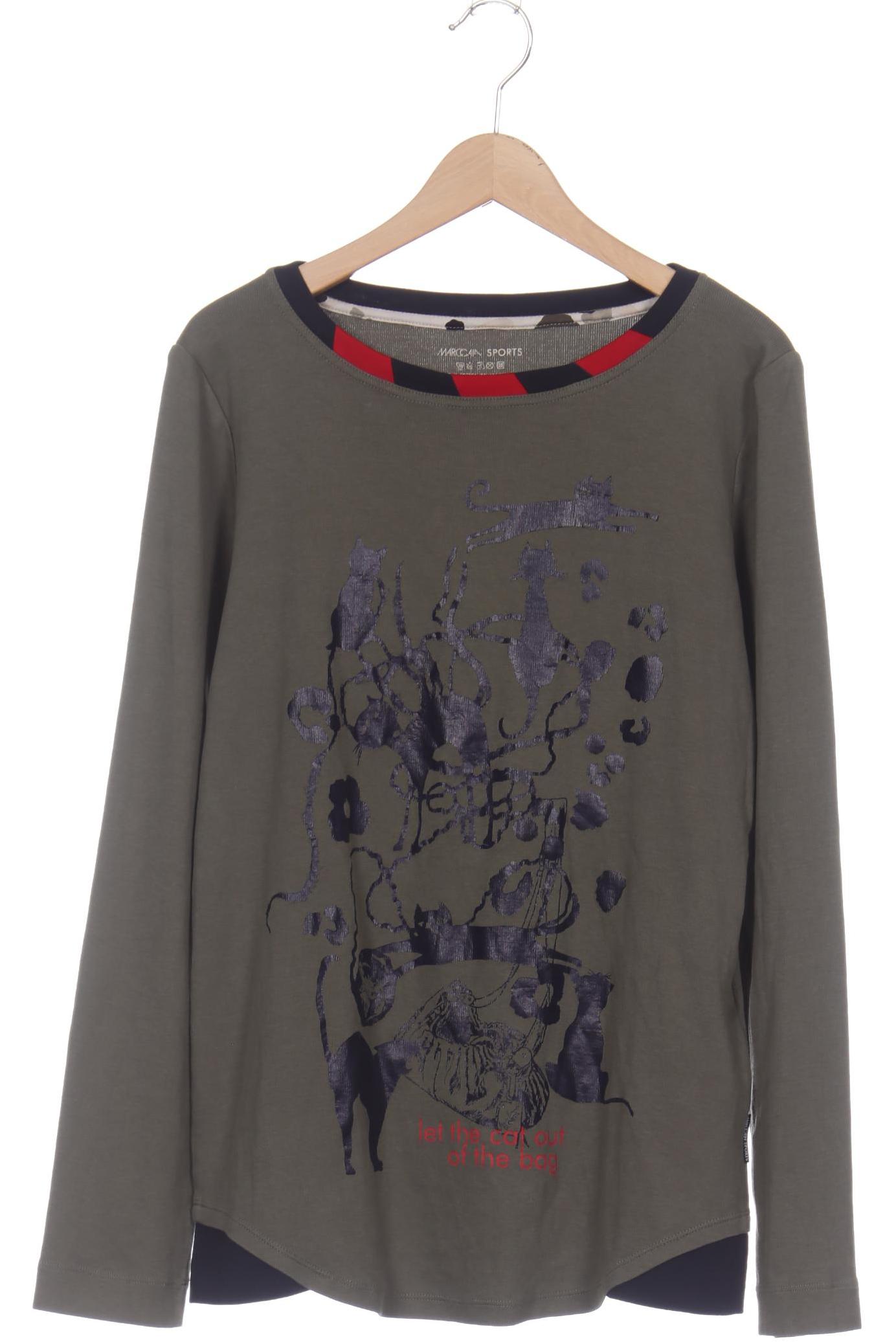 

Marc Cain Damen Langarmshirt, grün, Gr. 42