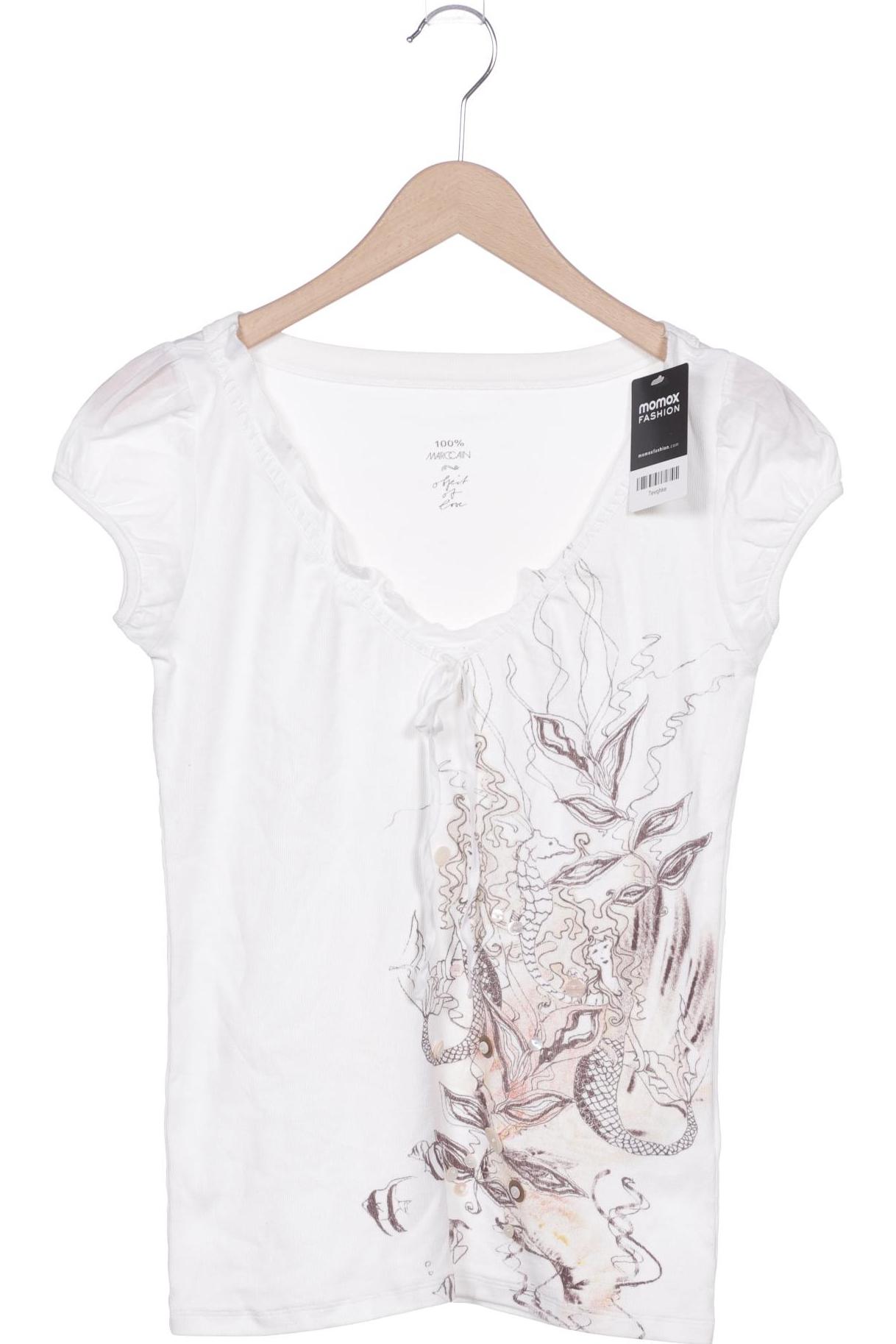 

Marc Cain Damen T-Shirt, cremeweiß, Gr. 38