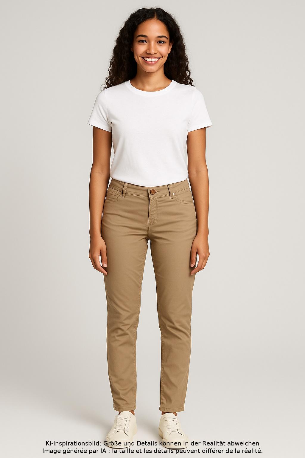 

Marc Cain Damen Jeans, beige, Gr. 42