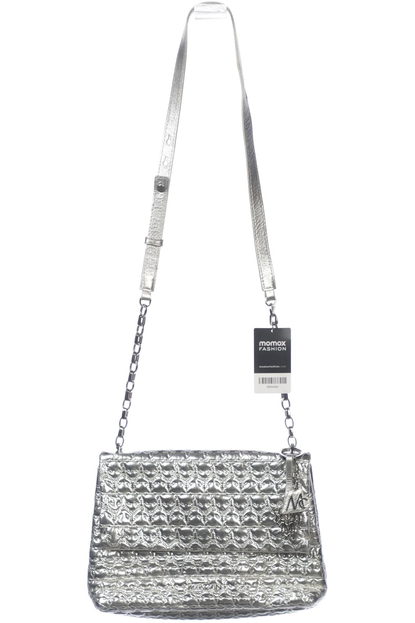 

Marc Cain Damen Handtasche, silber, Gr.
