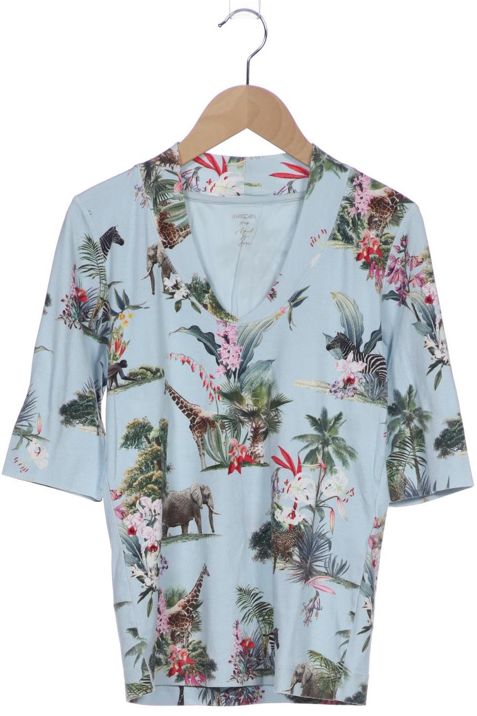 

Marc Cain Damen T-Shirt, hellblau, Gr. 40