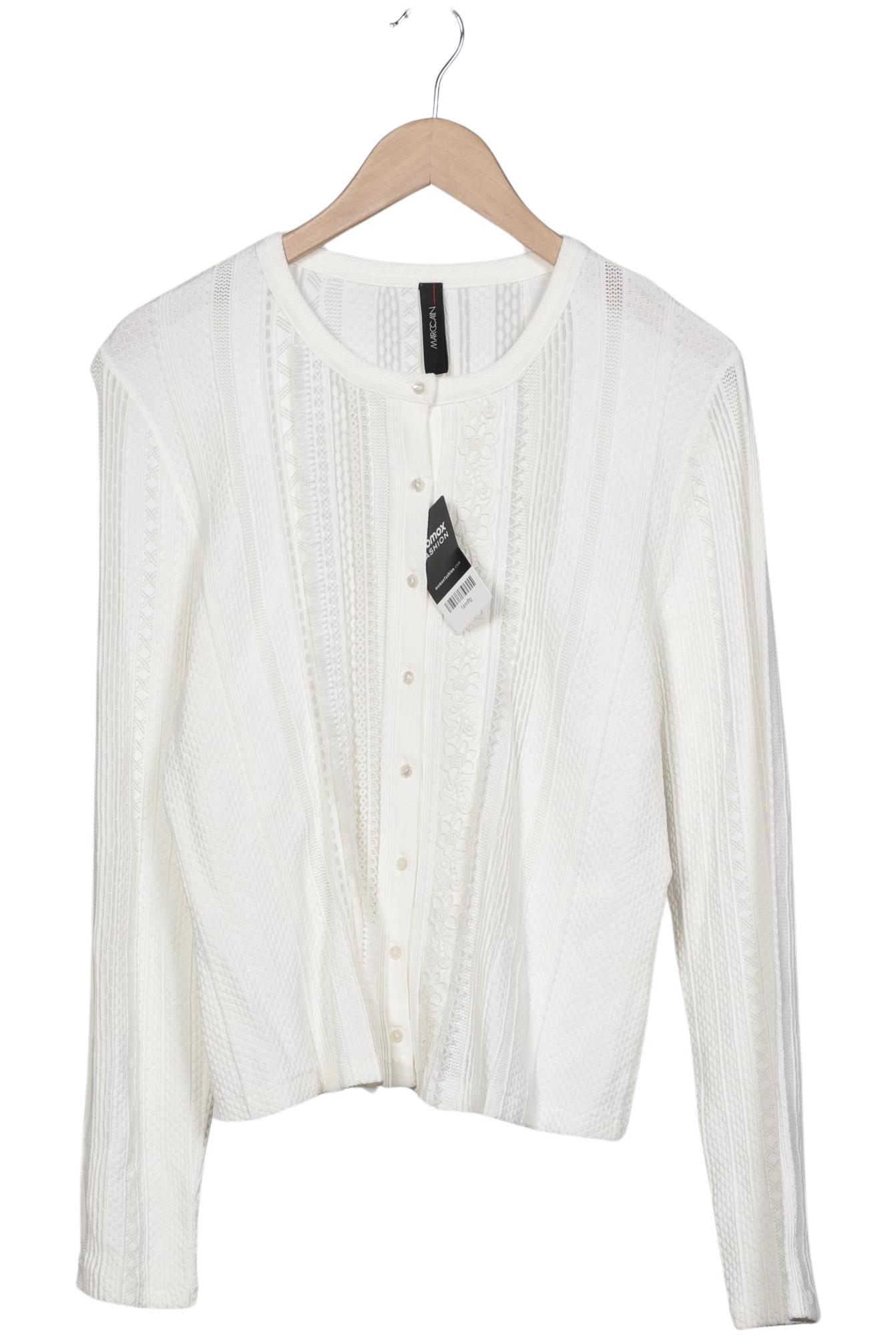 

Marc Cain Damen Strickjacke, weiß, Gr. 44
