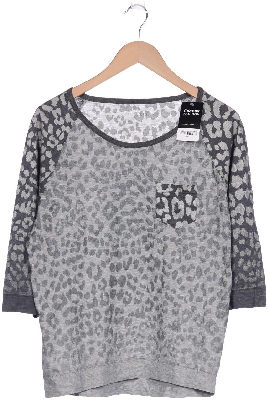 

Marc Cain Damen Langarmshirt, grau, Gr. 36