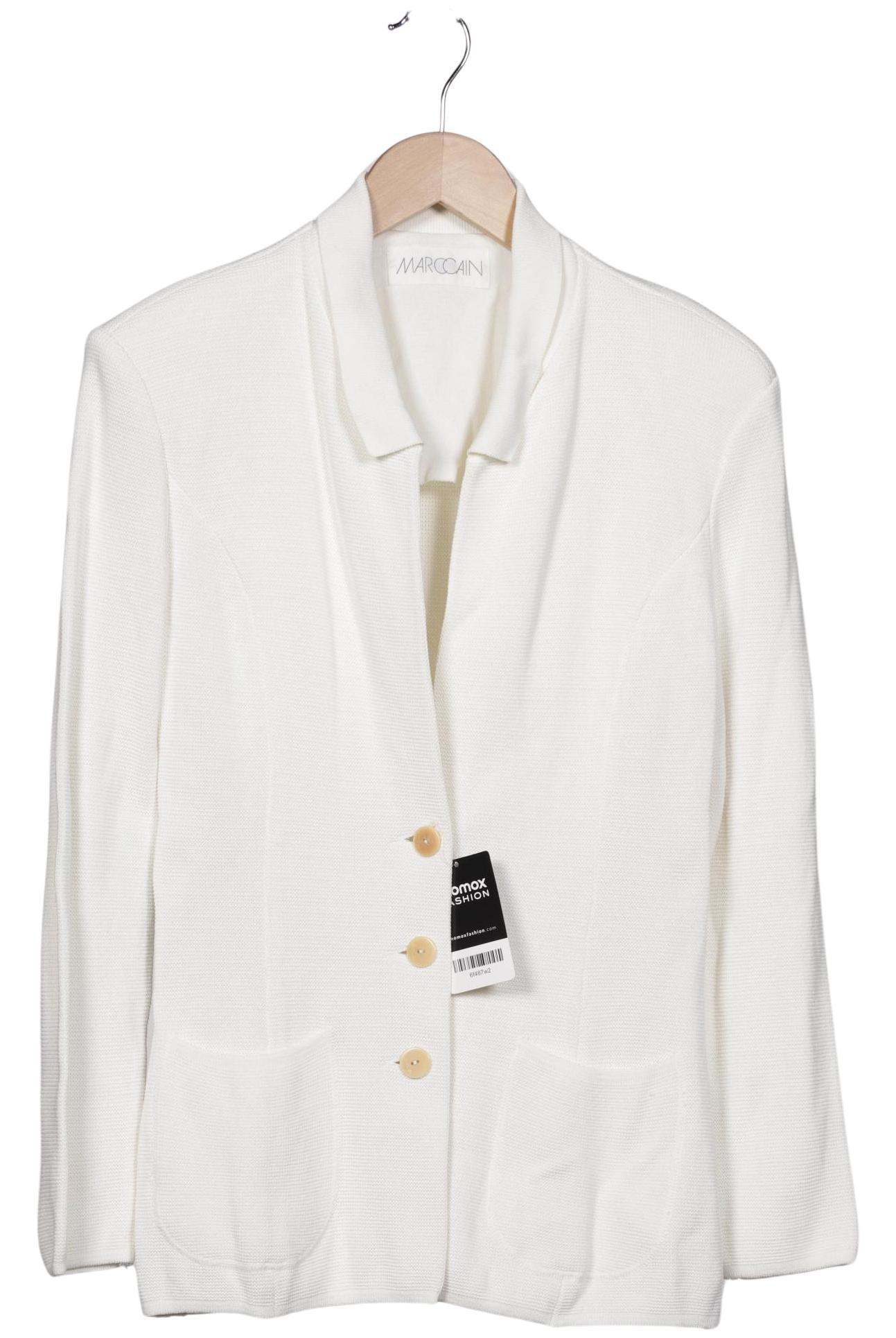 

Marc Cain Damen Strickjacke, weiß, Gr. 38