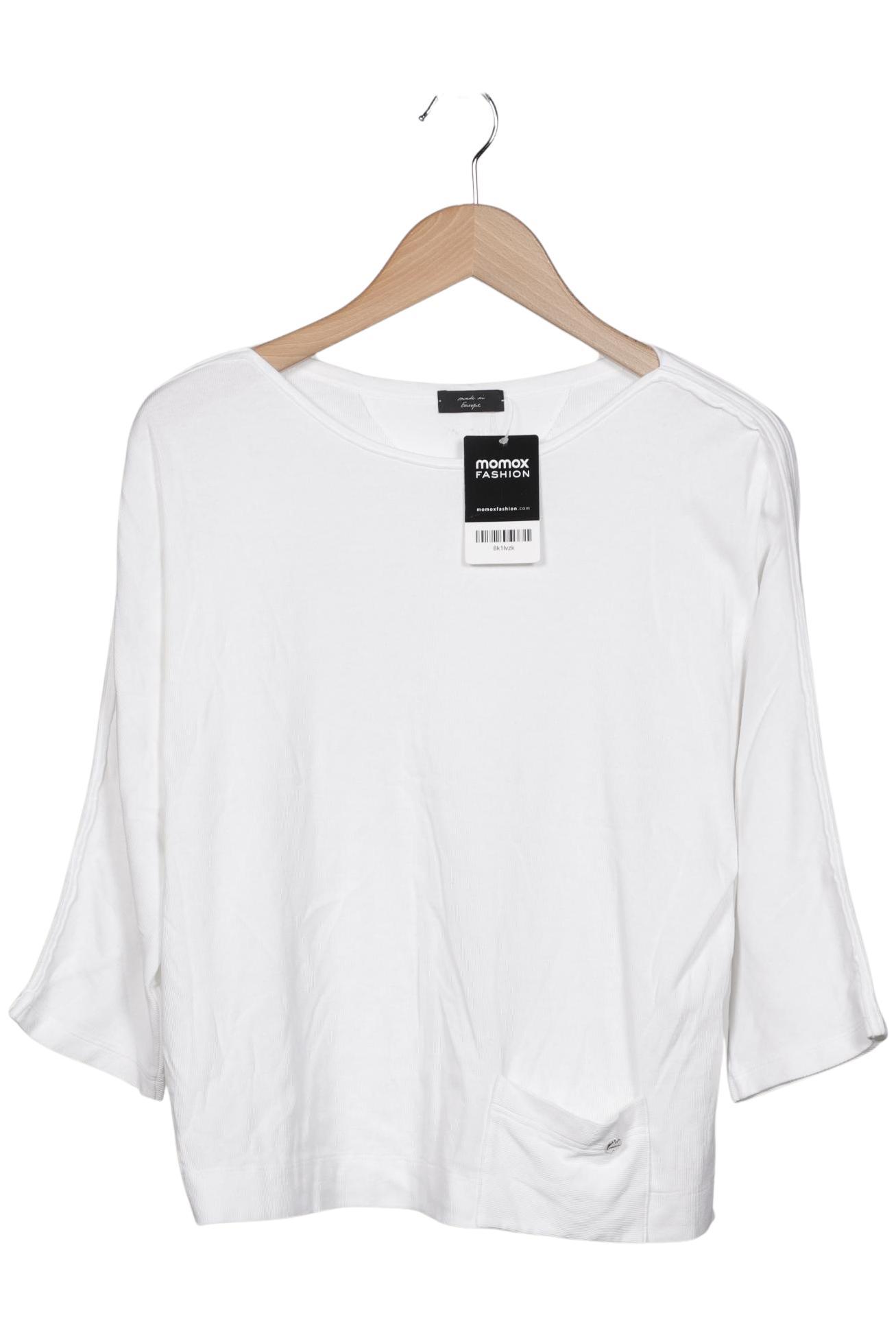 

Marc Cain Damen Langarmshirt, weiß, Gr. 38