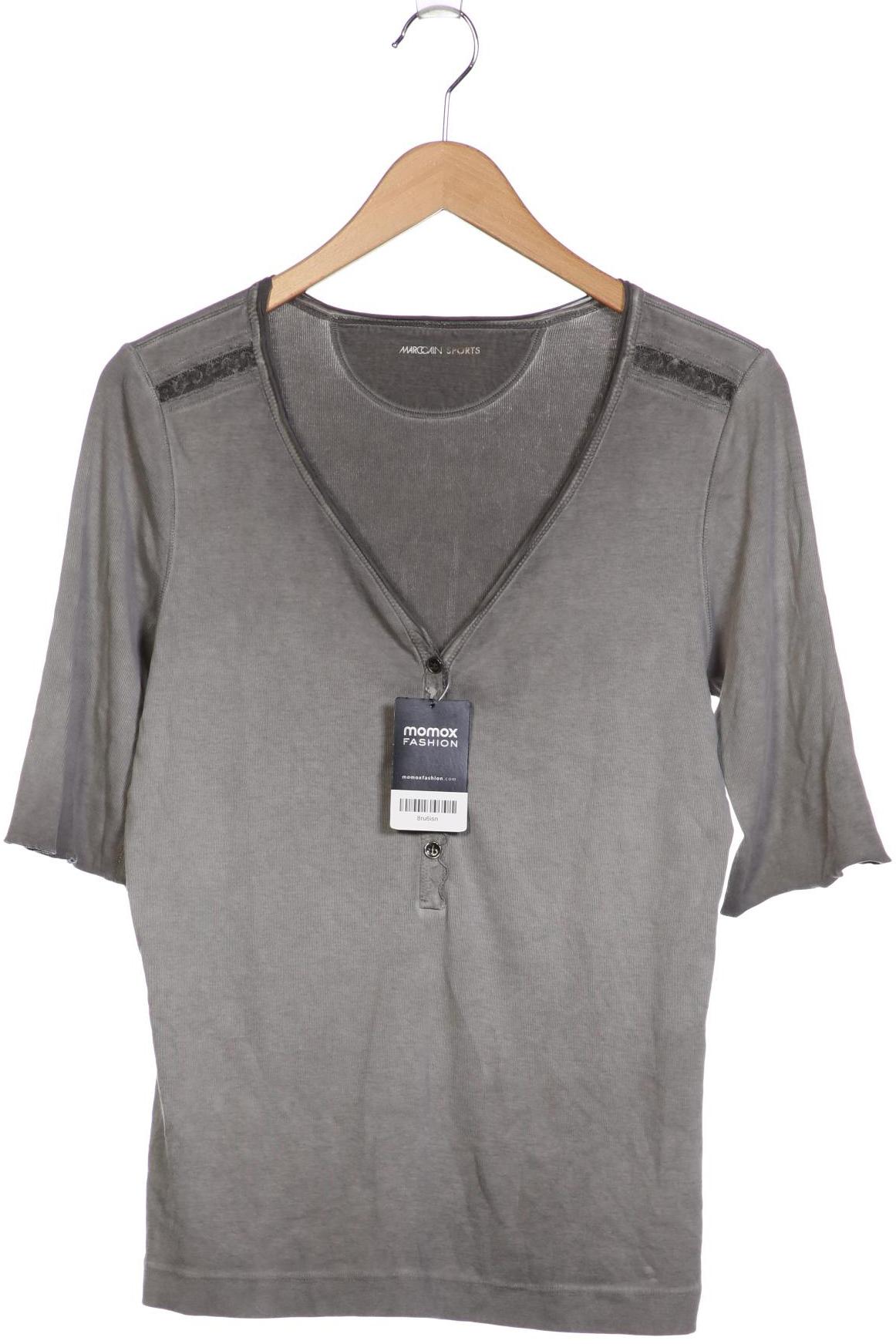 

Marc Cain Damen Langarmshirt, grau, Gr. 38