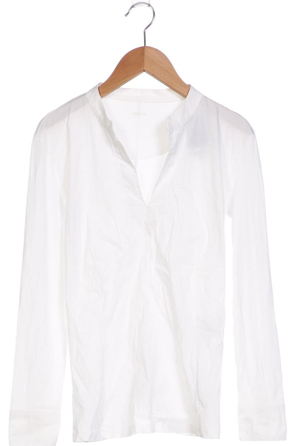 

Marc Cain Damen Langarmshirt, weiß, Gr. 34