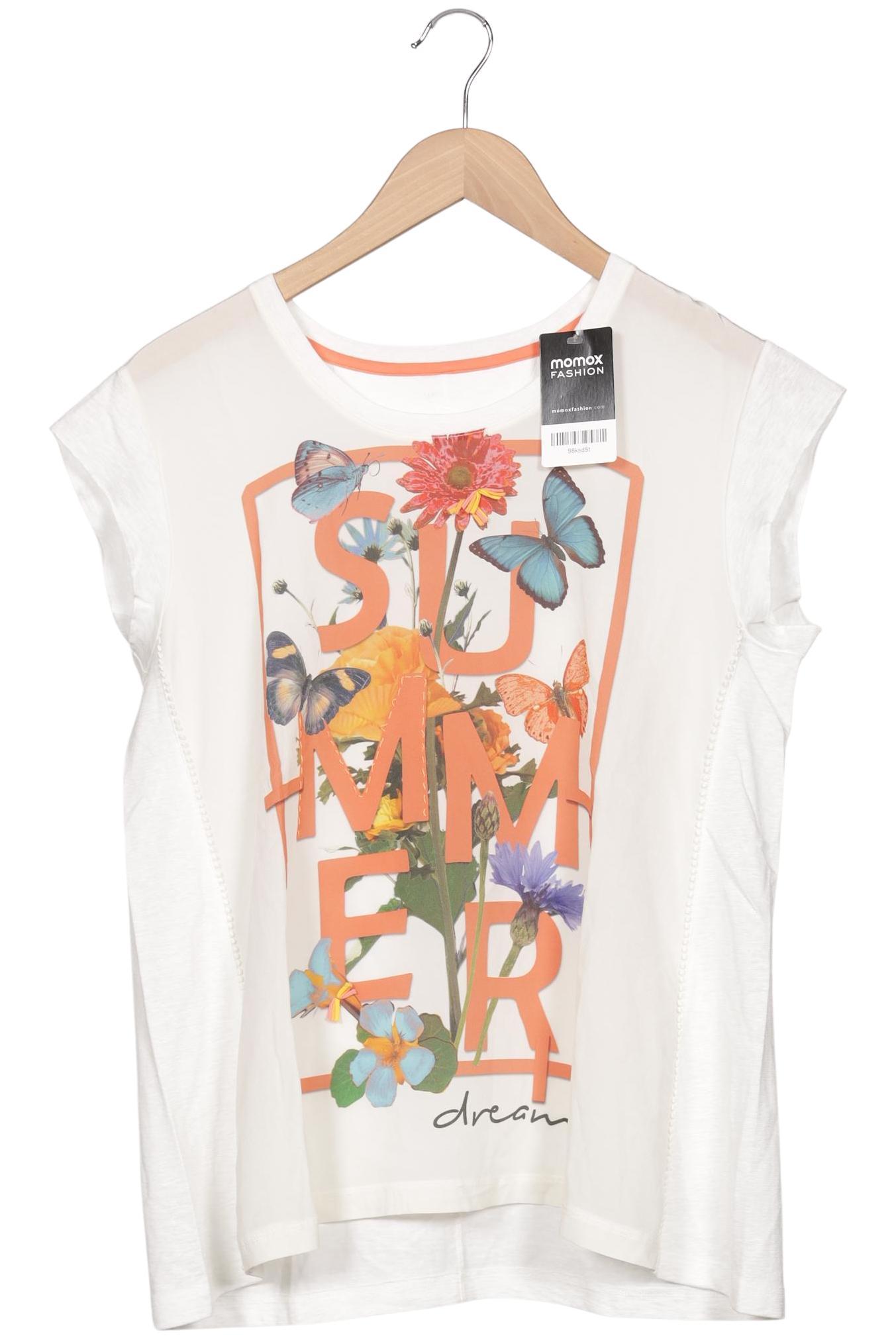 

Marc Cain Damen T-Shirt, cremeweiß, Gr. 44