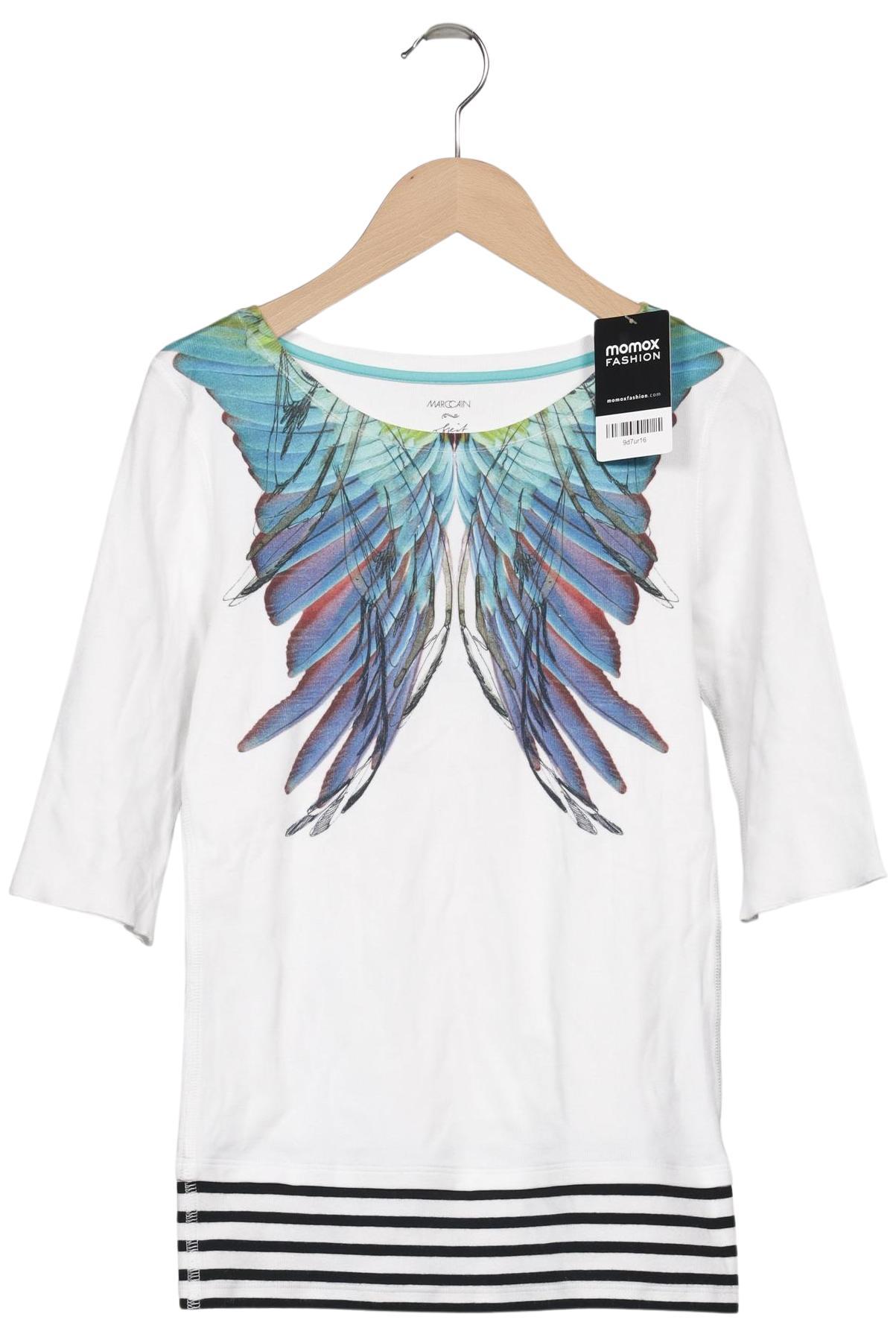 

Marc Cain Damen Langarmshirt, weiß, Gr. 36
