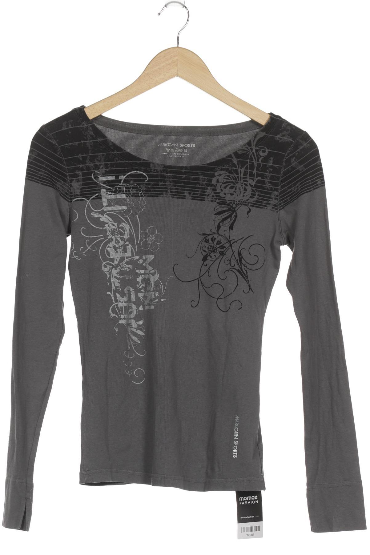 

Marc Cain Damen Langarmshirt, grau, Gr. 38